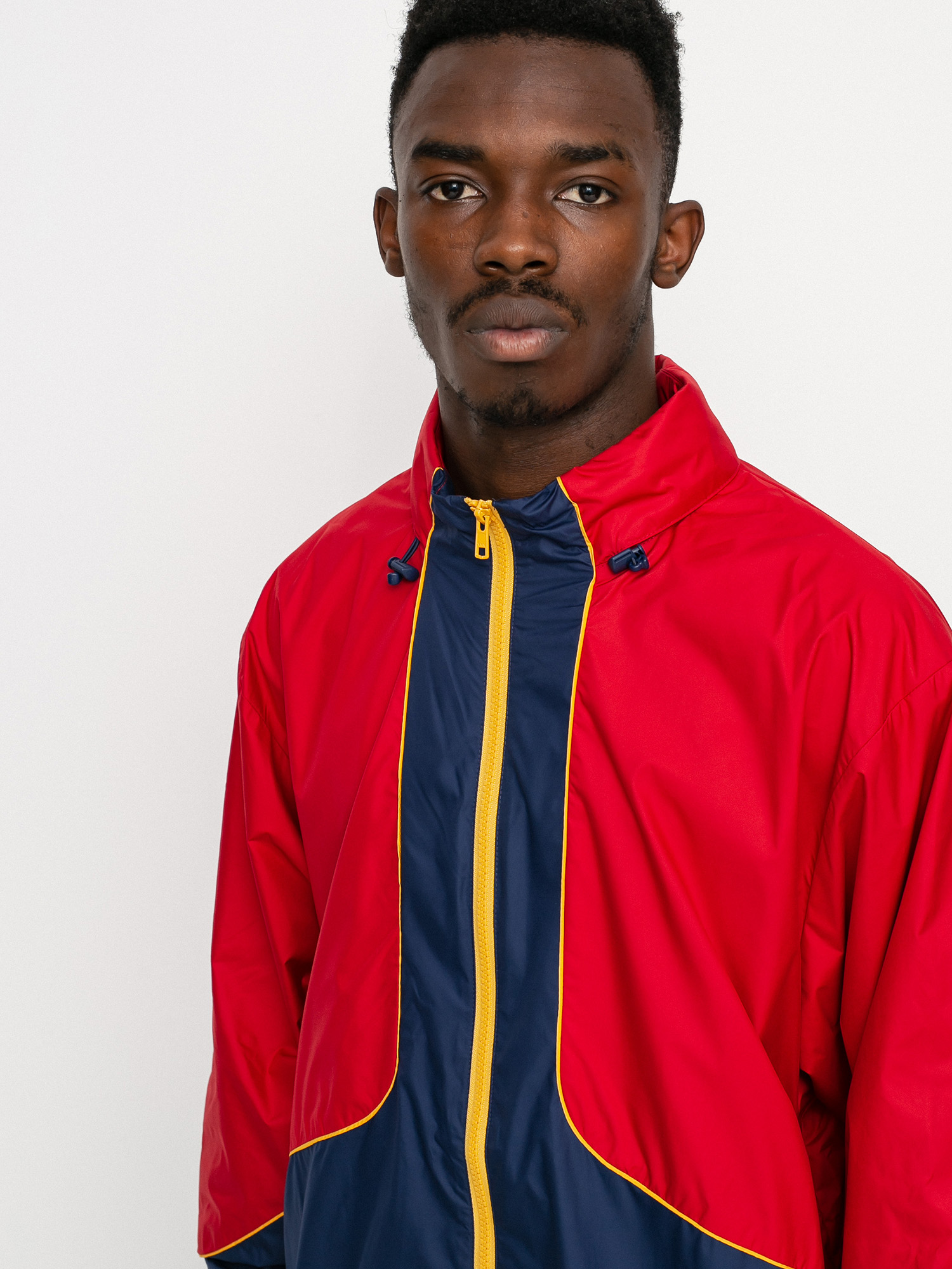 gym red jacket