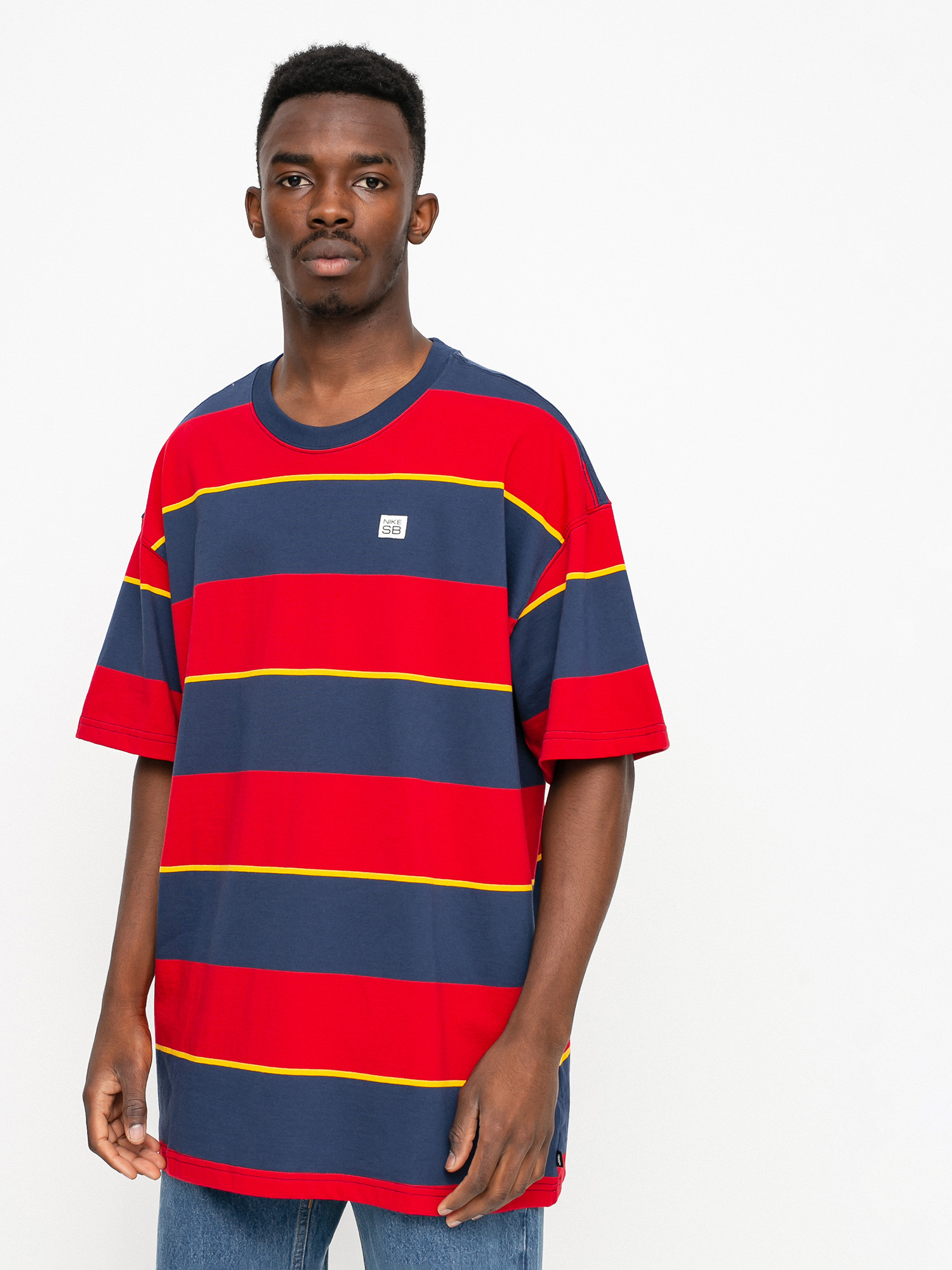 Nike SB Yd Stripe T-shirt (midnight navy)