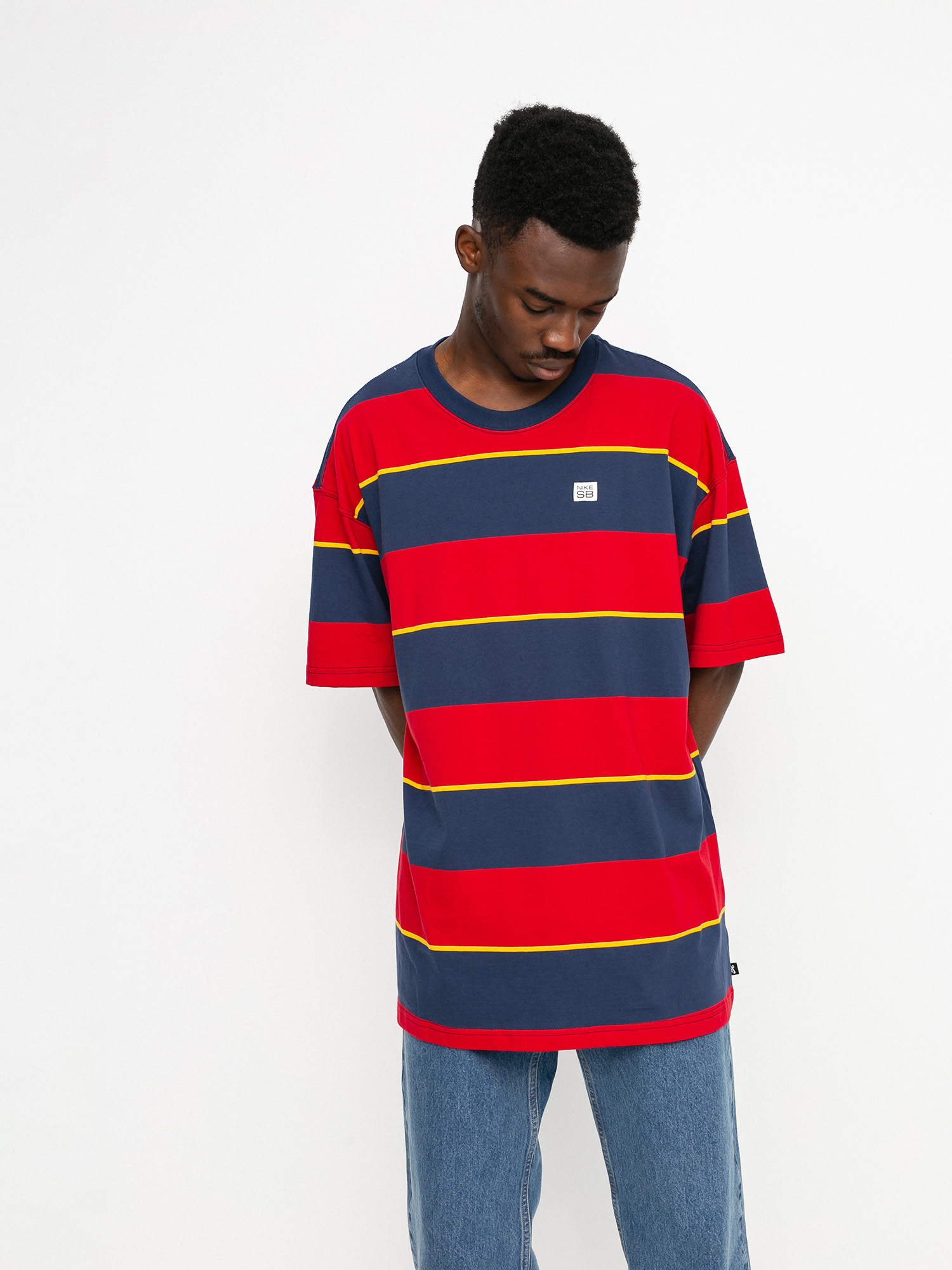 Nike SB Yd Stripe T-shirt (midnight navy)