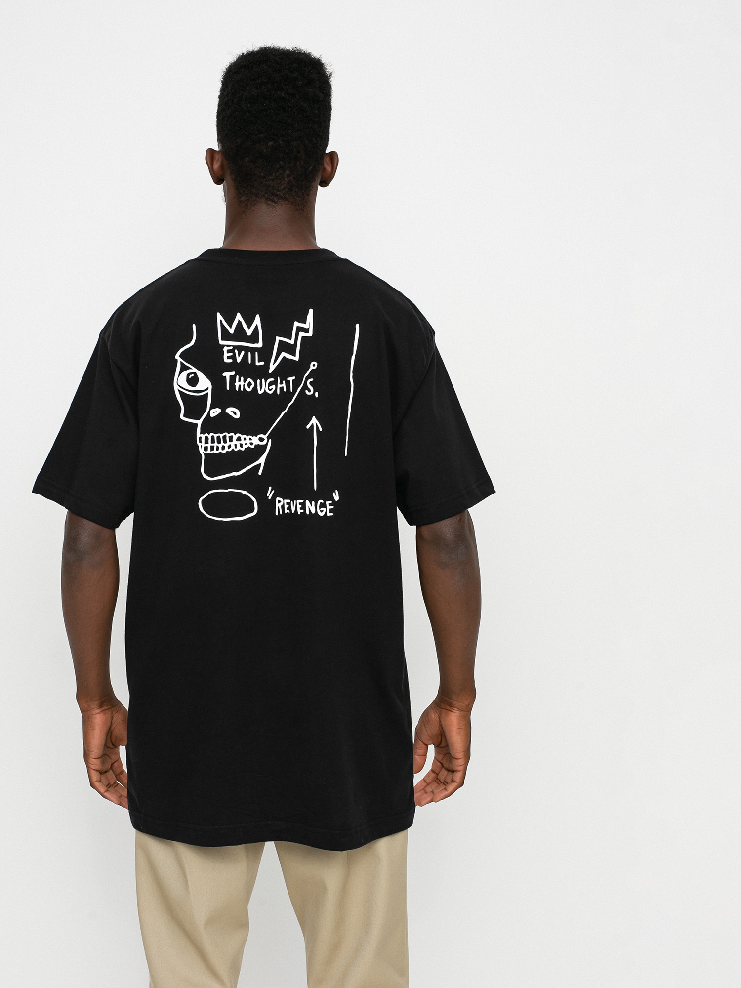 DC X Basquiat Evil Thoughts T-shirt (black)