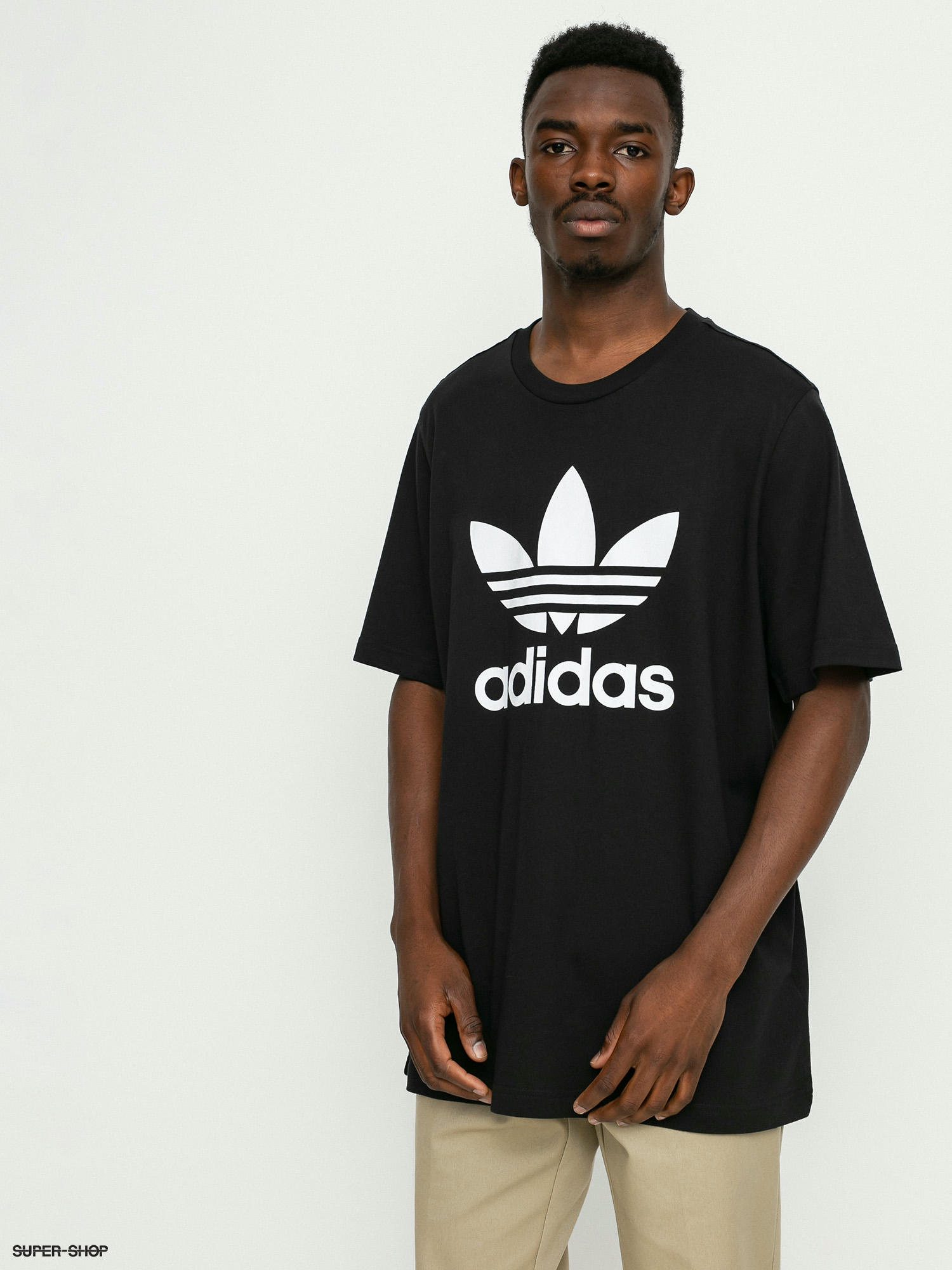 Trefoil adidas T-shirt (black/white) Originals