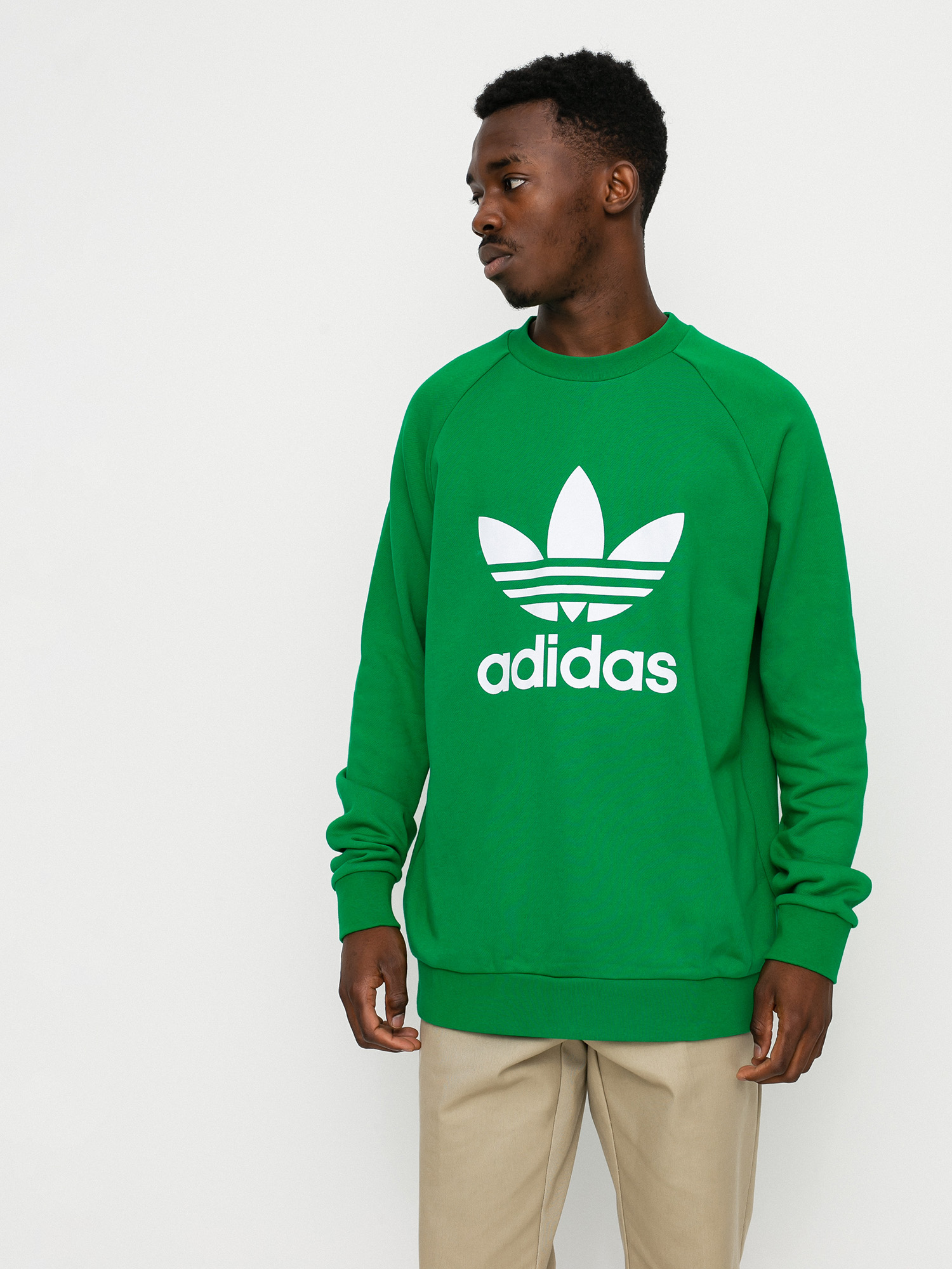 adidas Originals Trefoil Sweatshirt green (green/white)