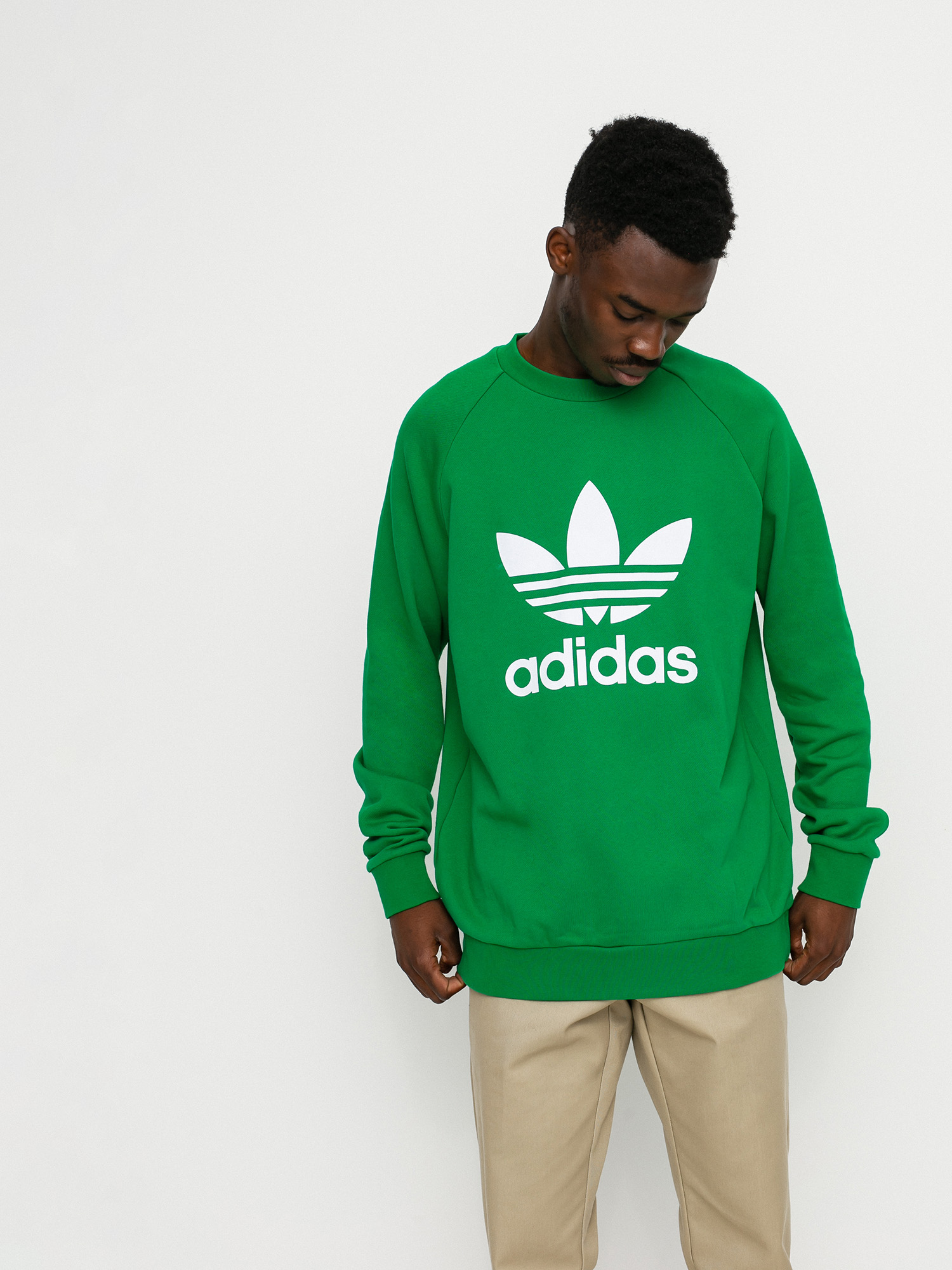 adidas Originals Trefoil Sweatshirt (green/white)