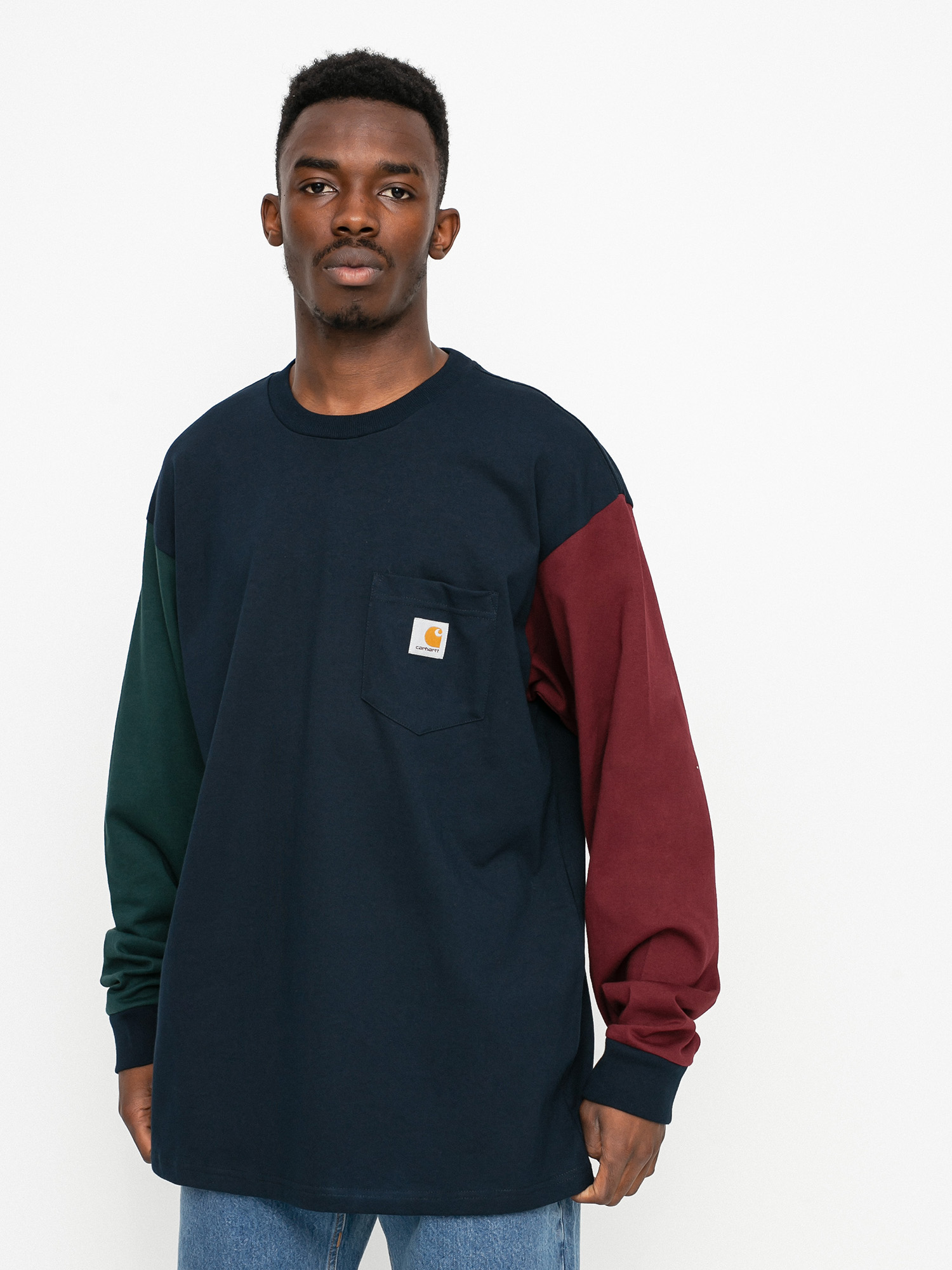 Carhartt WIP Triple Pocket Longsleeve - navy blue (astro/frasier/jam)