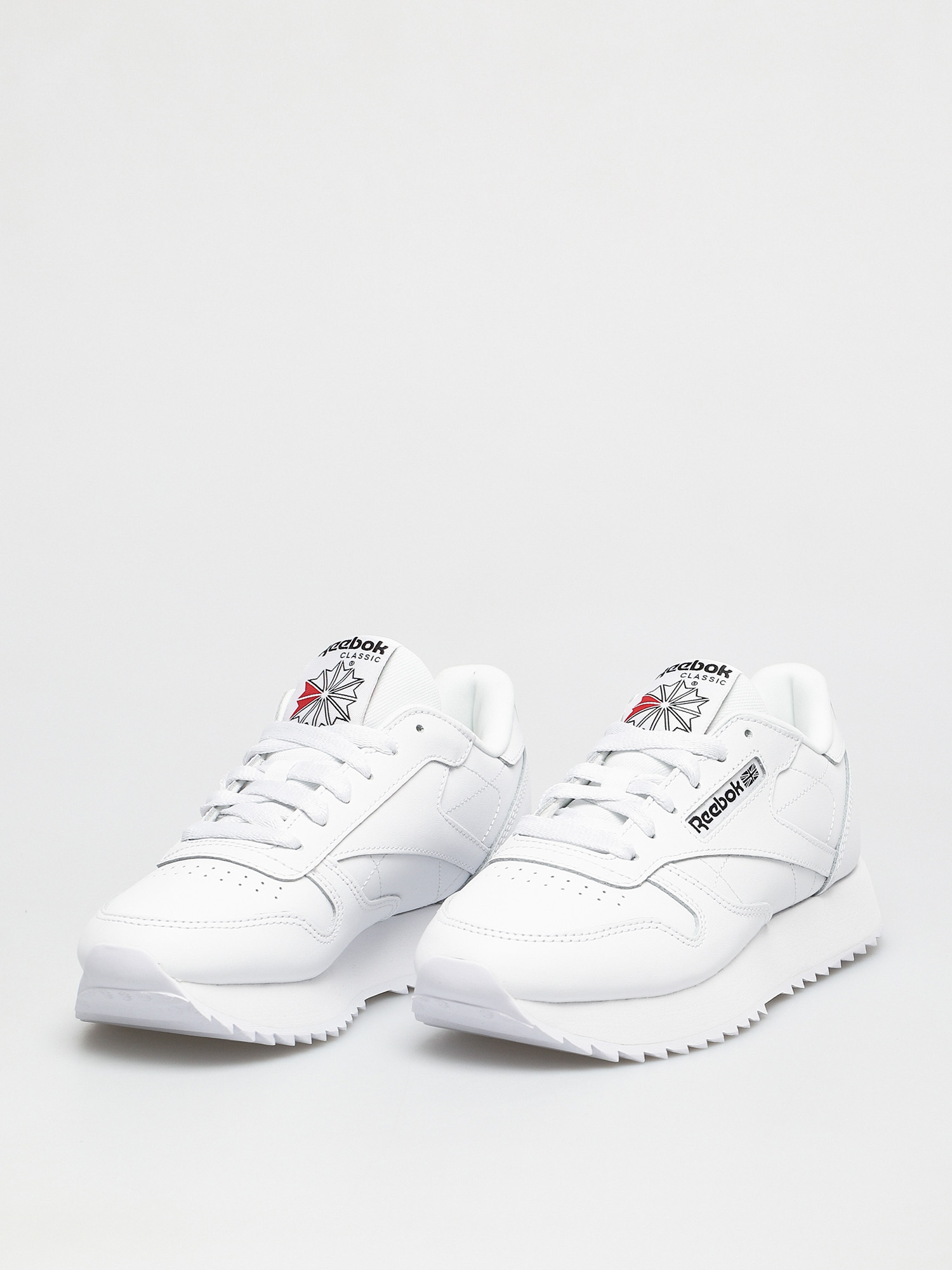 Reebok Cl Lthr Ripple Shoes Wmn (ftwwht/ftwwht/ftwwht)