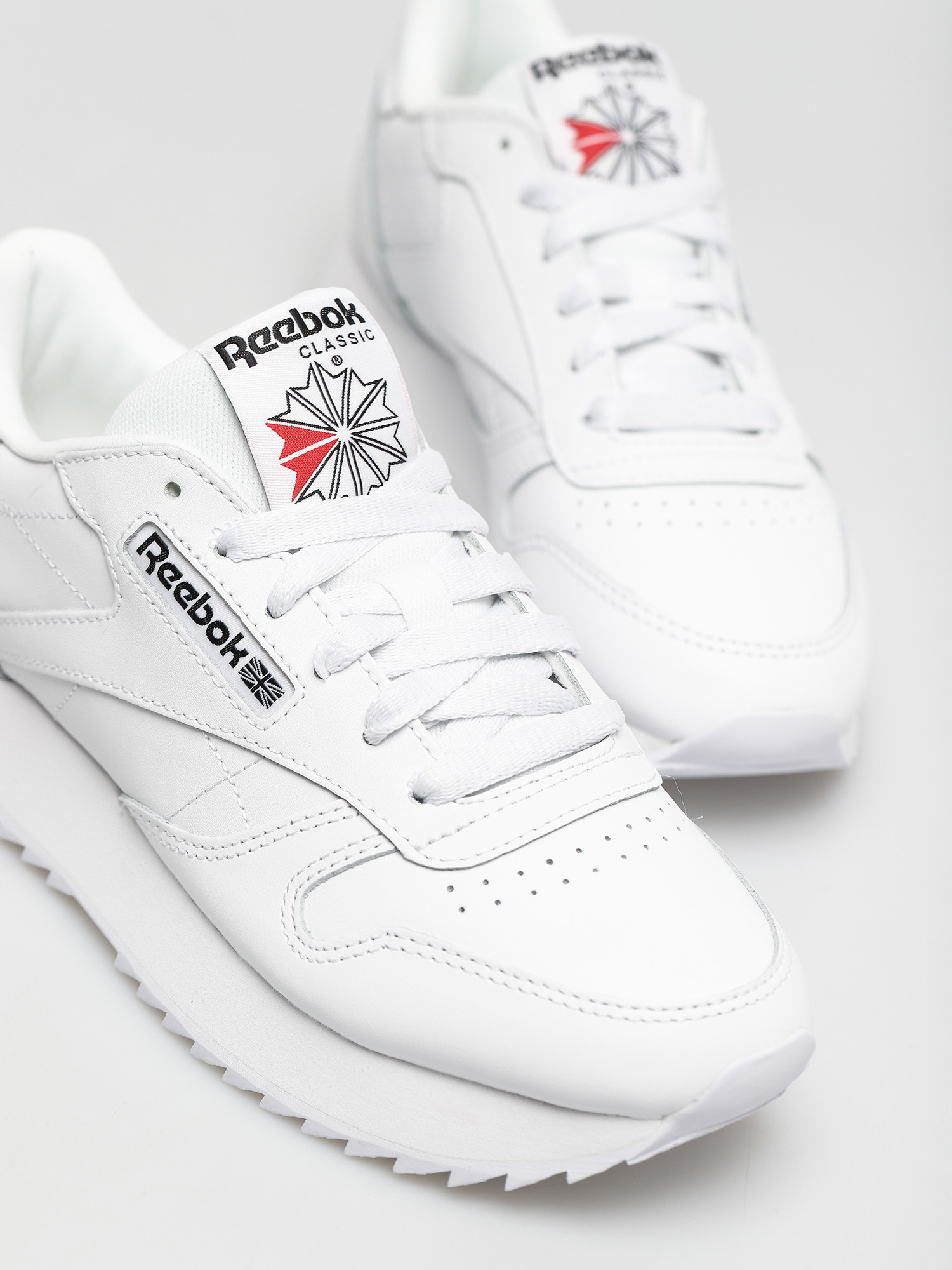 Reebok Cl Lthr Ripple Shoes Wmn (ftwwht/ftwwht/ftwwht)