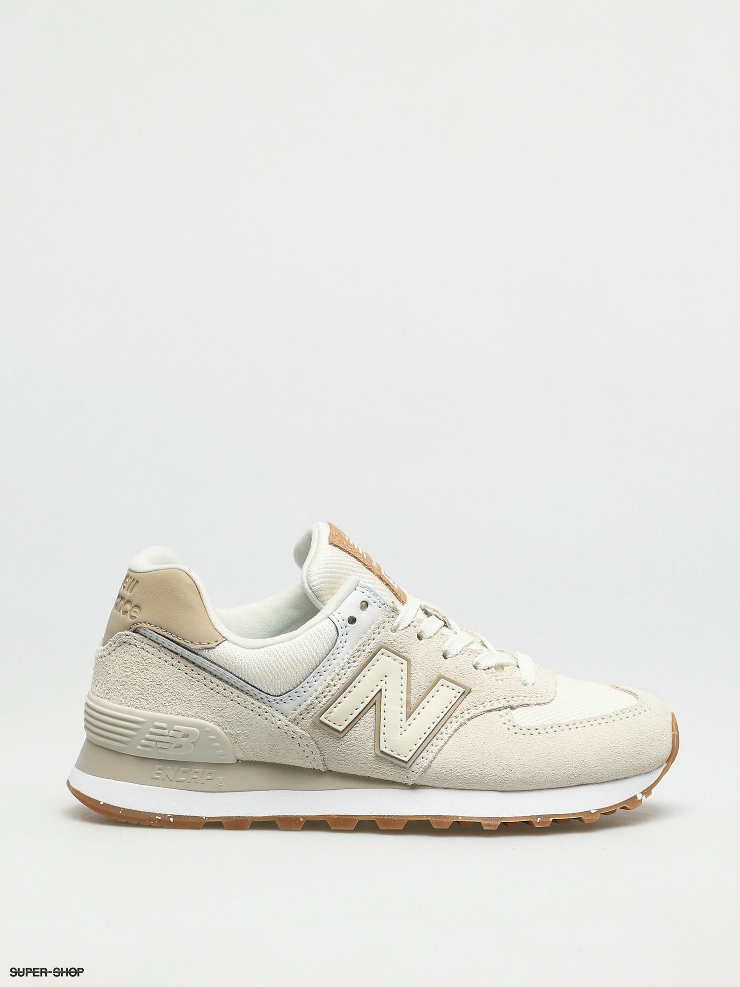 new balance womens 574 trainers angora