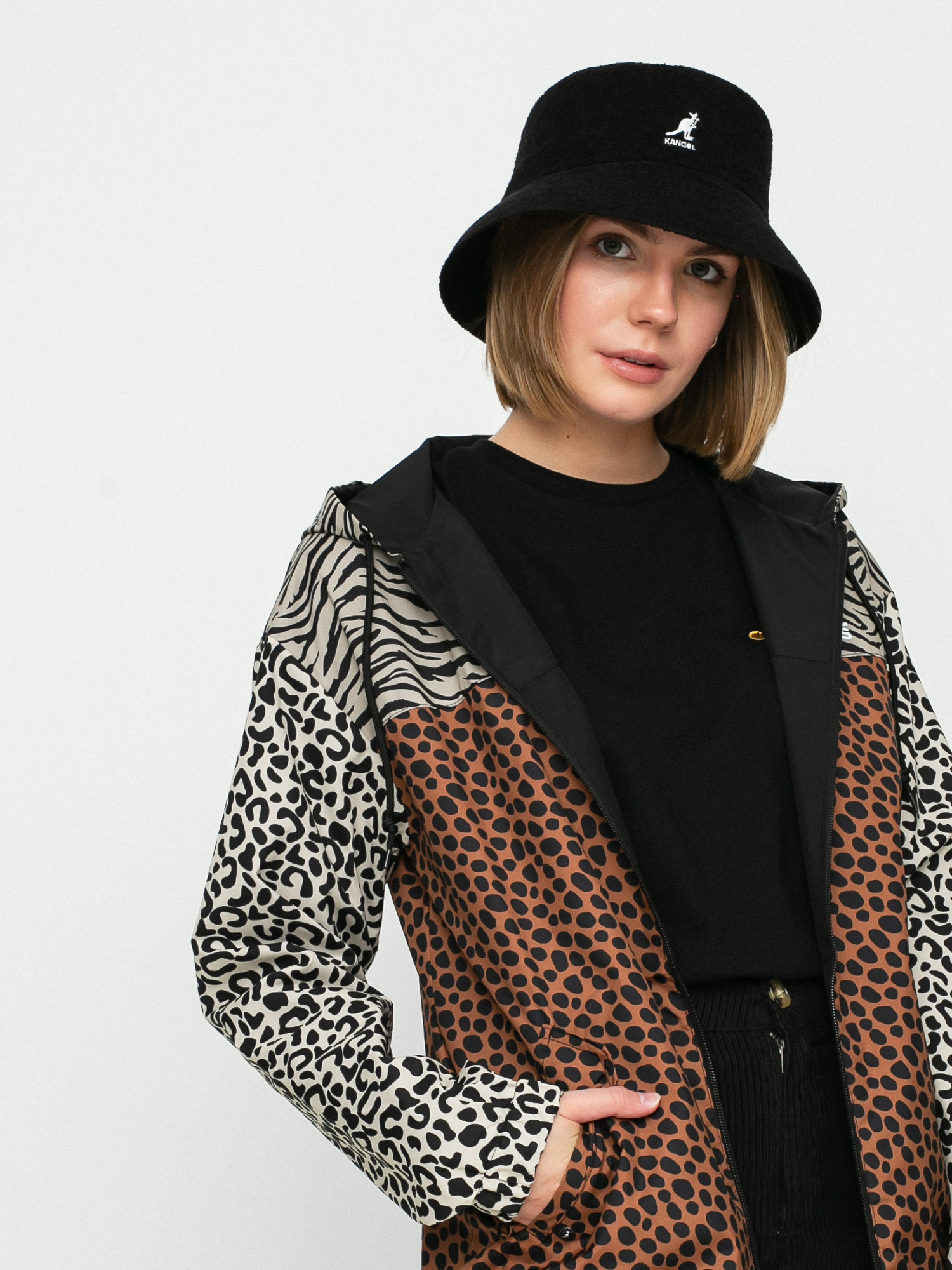 Vans Mercy Reversible Parka Jacket Wmn (animal patchwork)