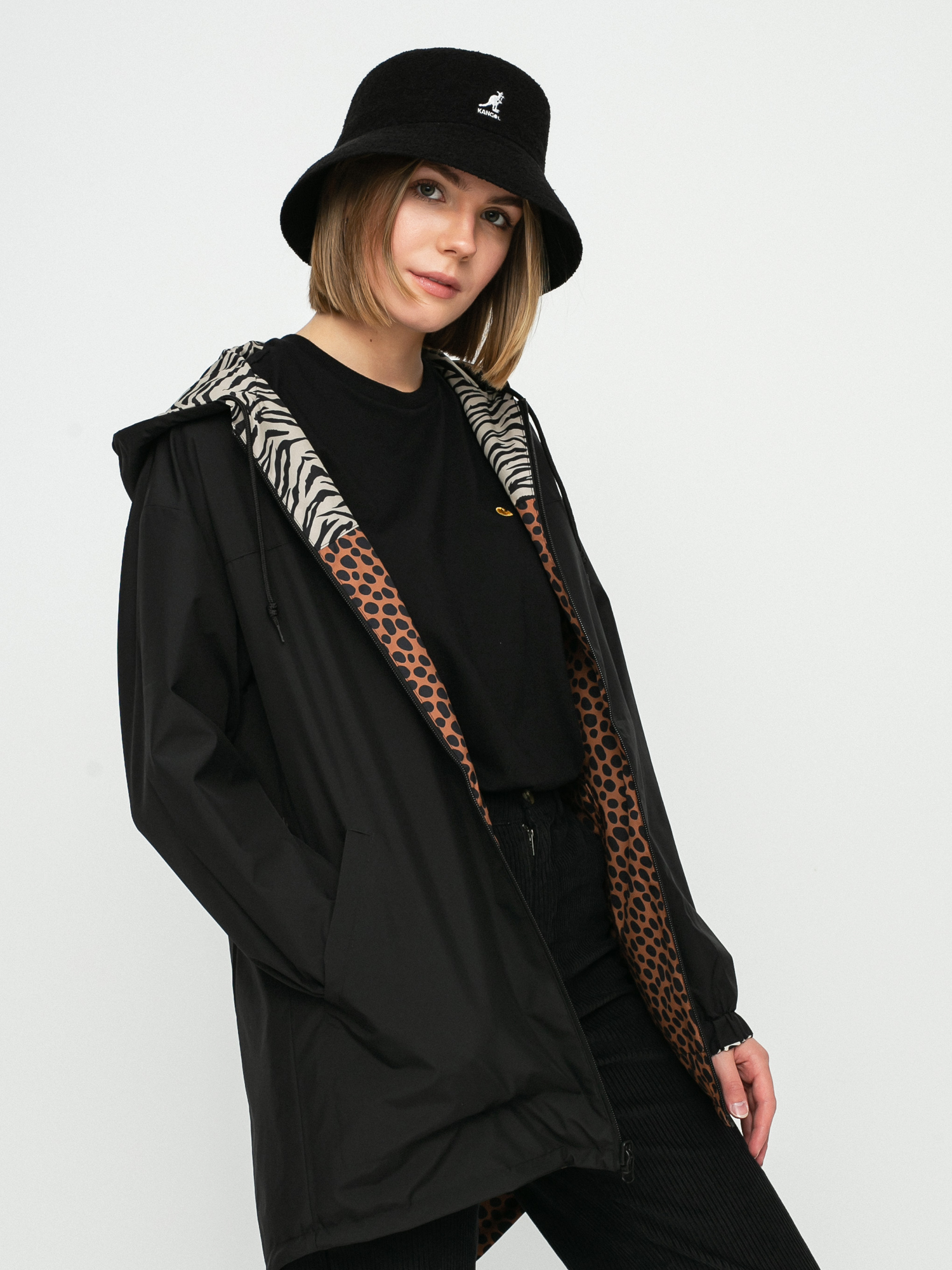 Vans Mercy Reversible Parka Jacket Wmn (animal patchwork)