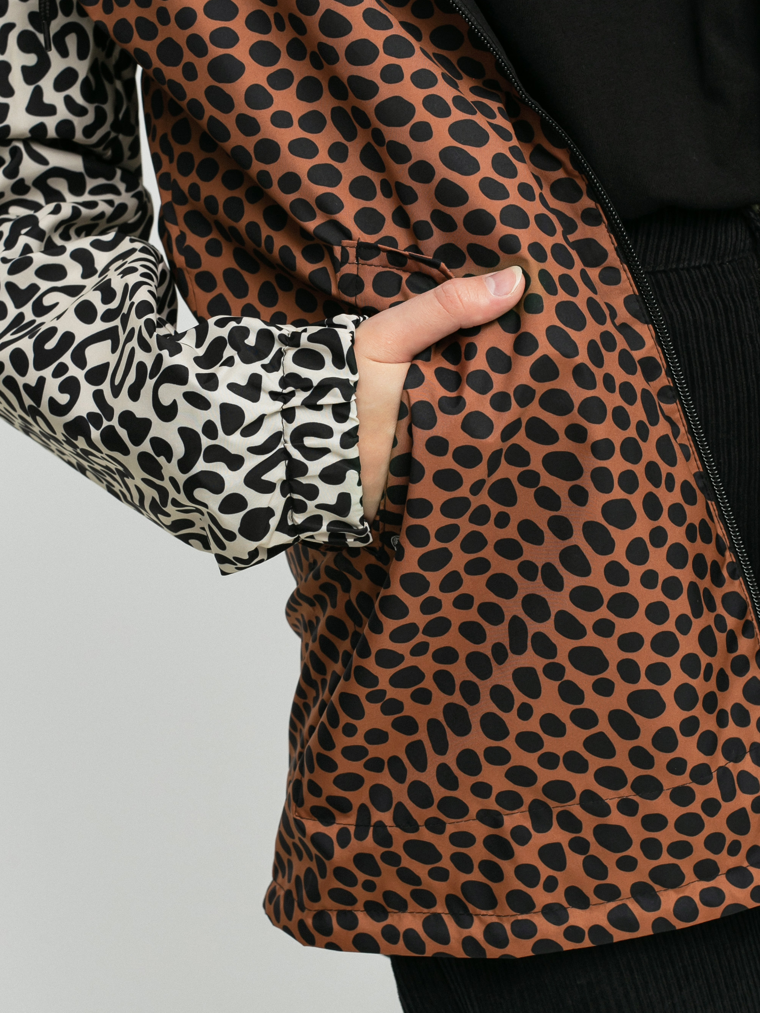 Vans Mercy Reversible Parka Jacket Wmn (animal patchwork)