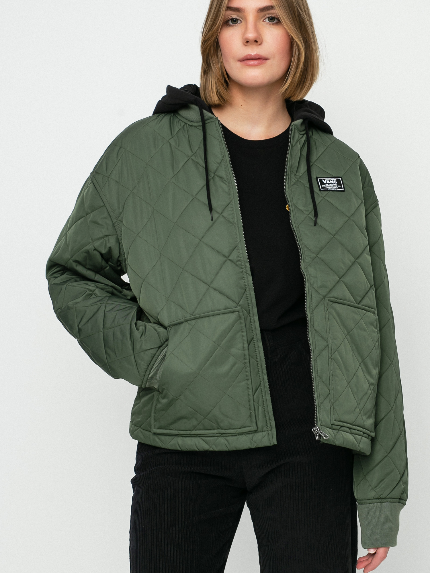 vans boom boom reversible bomber jacket