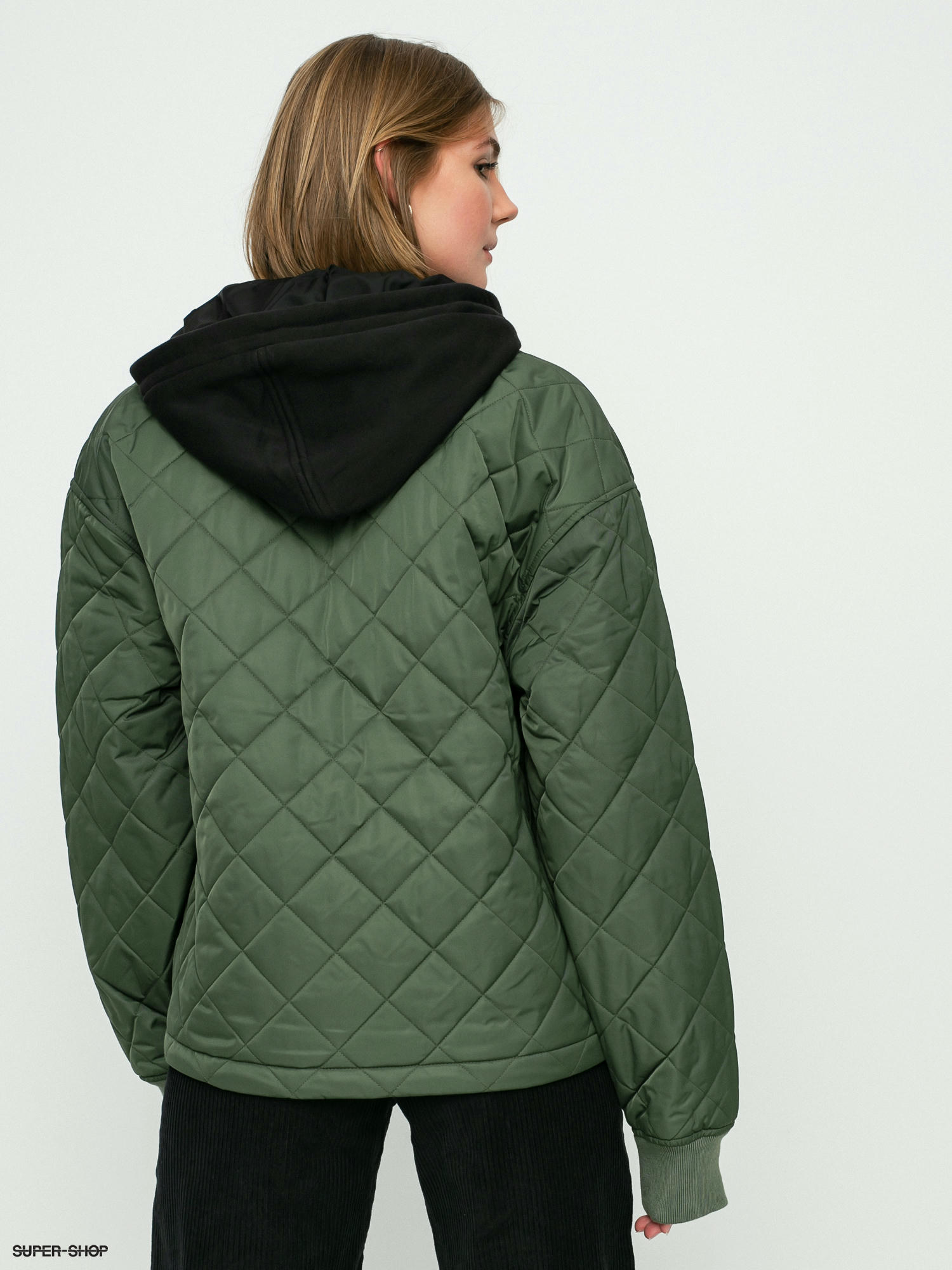 vans green bomber jacket