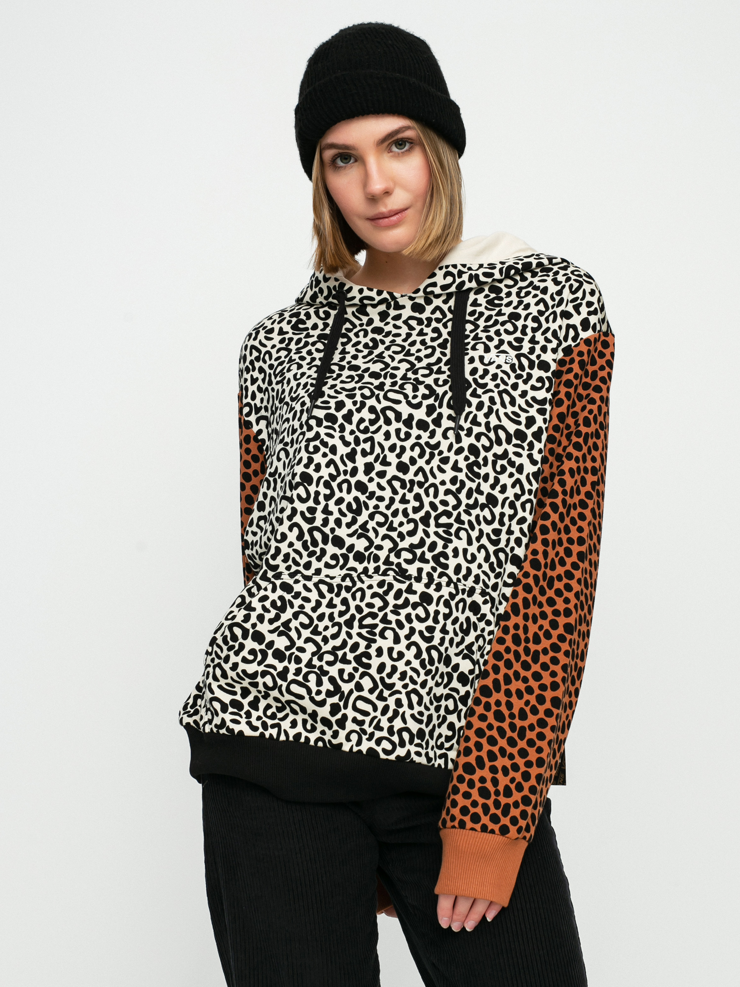 Vans Wild Patchwork HD Hoodie Wmn (animal patchwork)