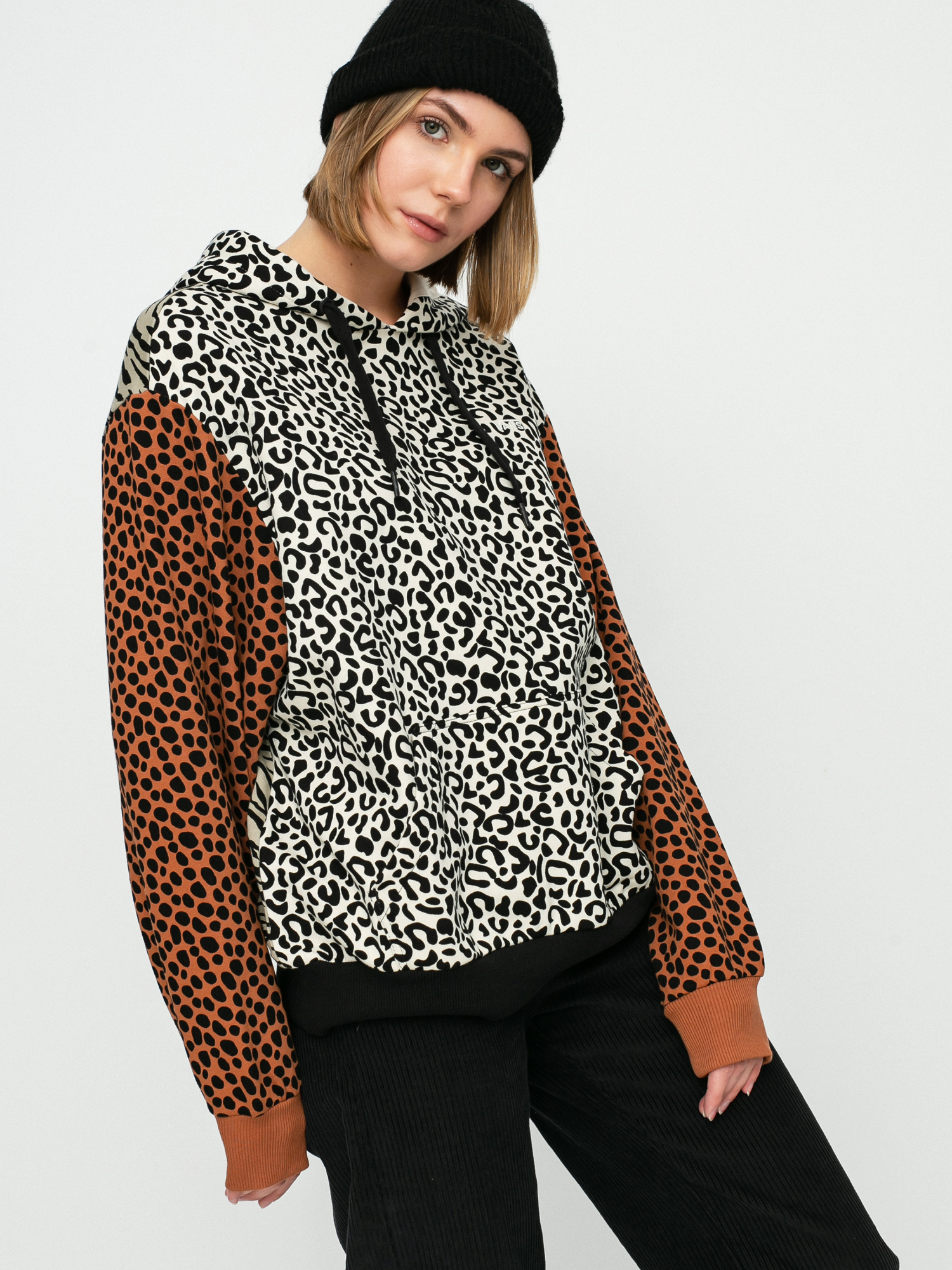 Vans Wild Patchwork HD Hoodie Wmn (animal patchwork)