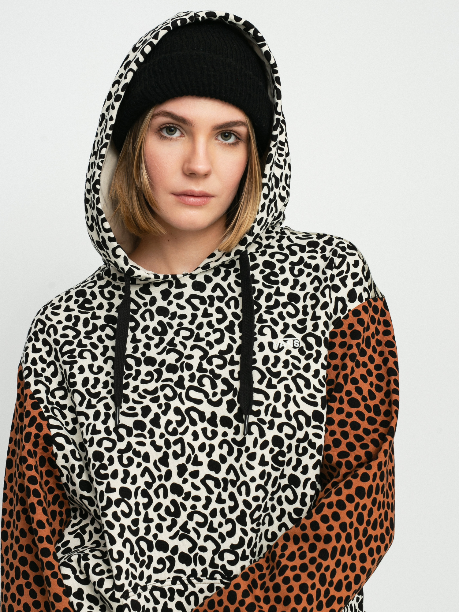 Vans Wild Patchwork HD Hoodie Wmn (animal patchwork)
