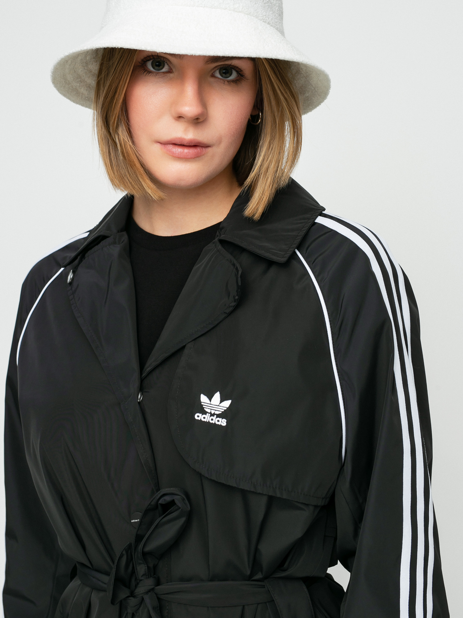 adidas Originals Trench Coat Mantel Wmn (black)
