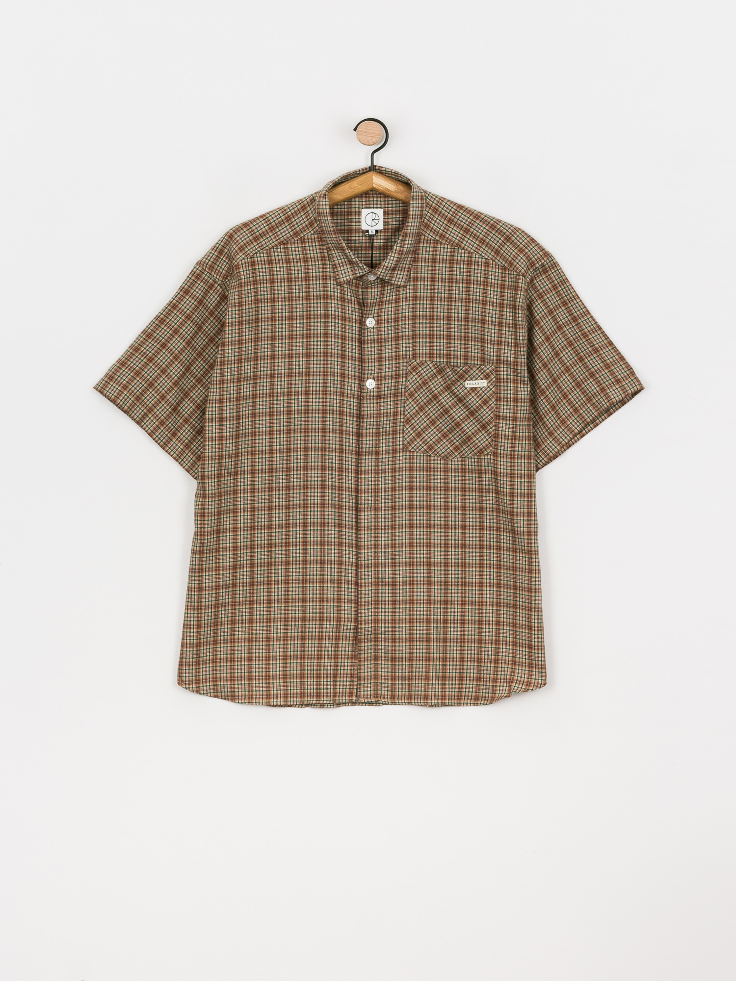 Polar Skate Mitchell Flannel Shirt (brown)