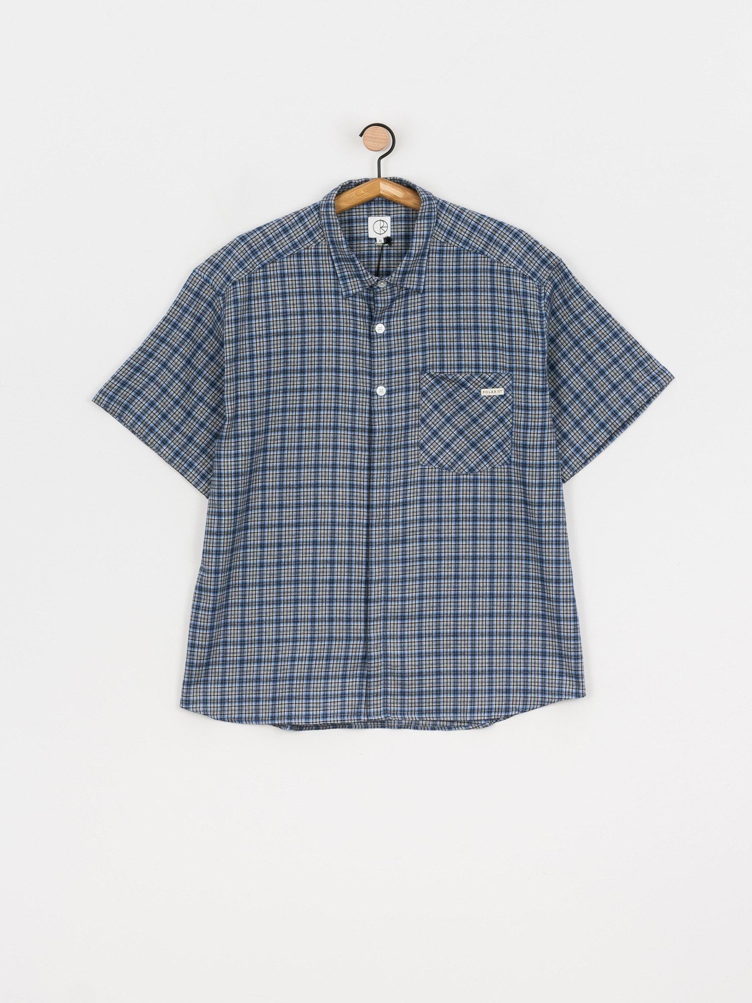 Polar Skate Mitchell Flannel Shirt (blue)