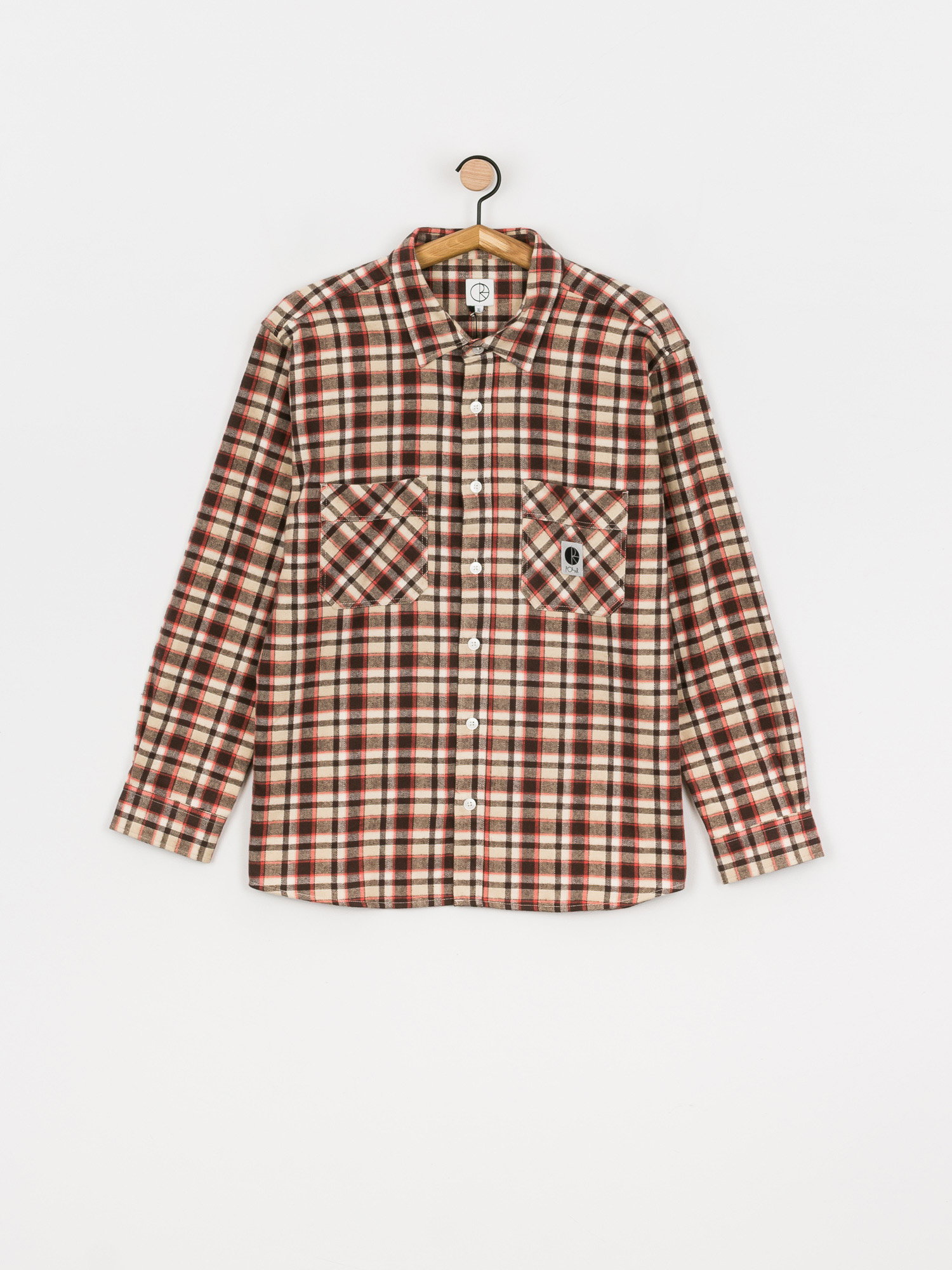 Polar Skate Flannel Shirt (brown)