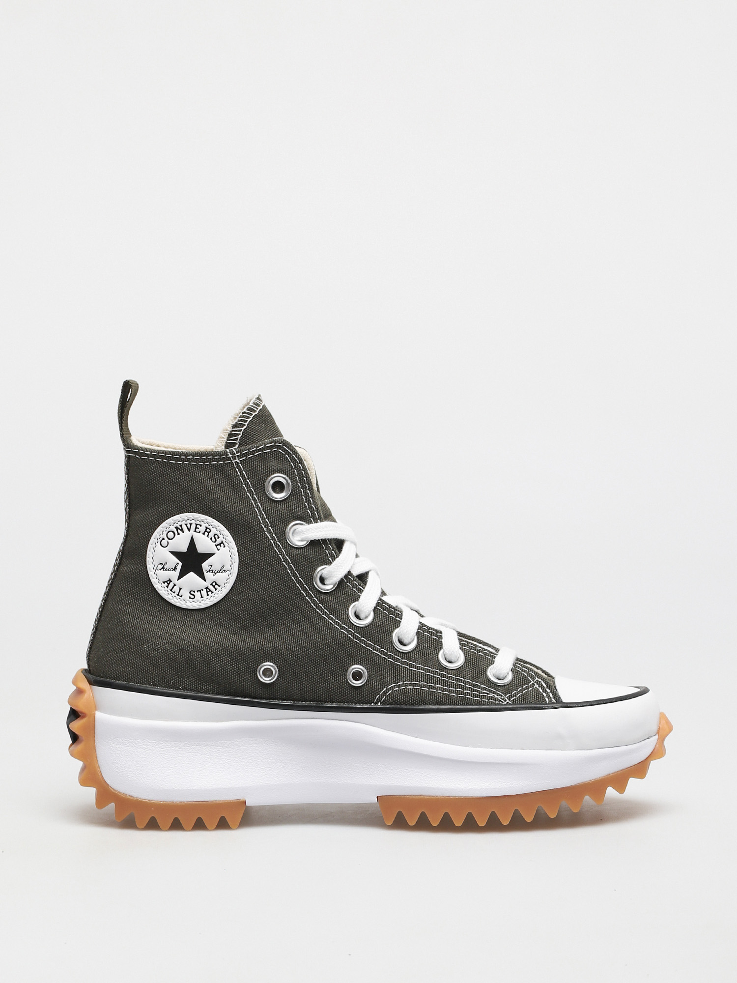 Converse Run Star Hike Shoes (olive/chocolate)