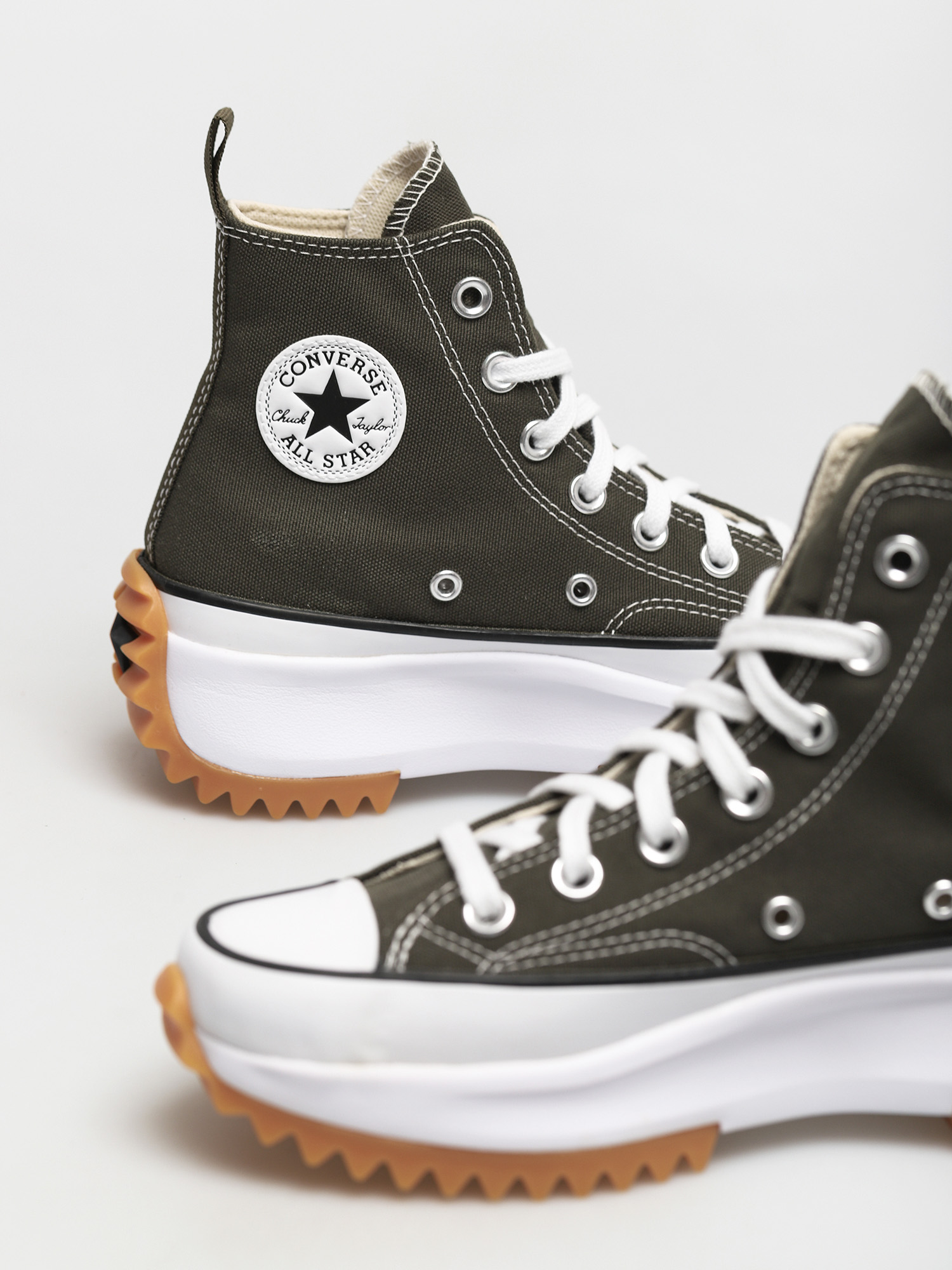 Converse Run Star Hike Shoes (olive/chocolate)