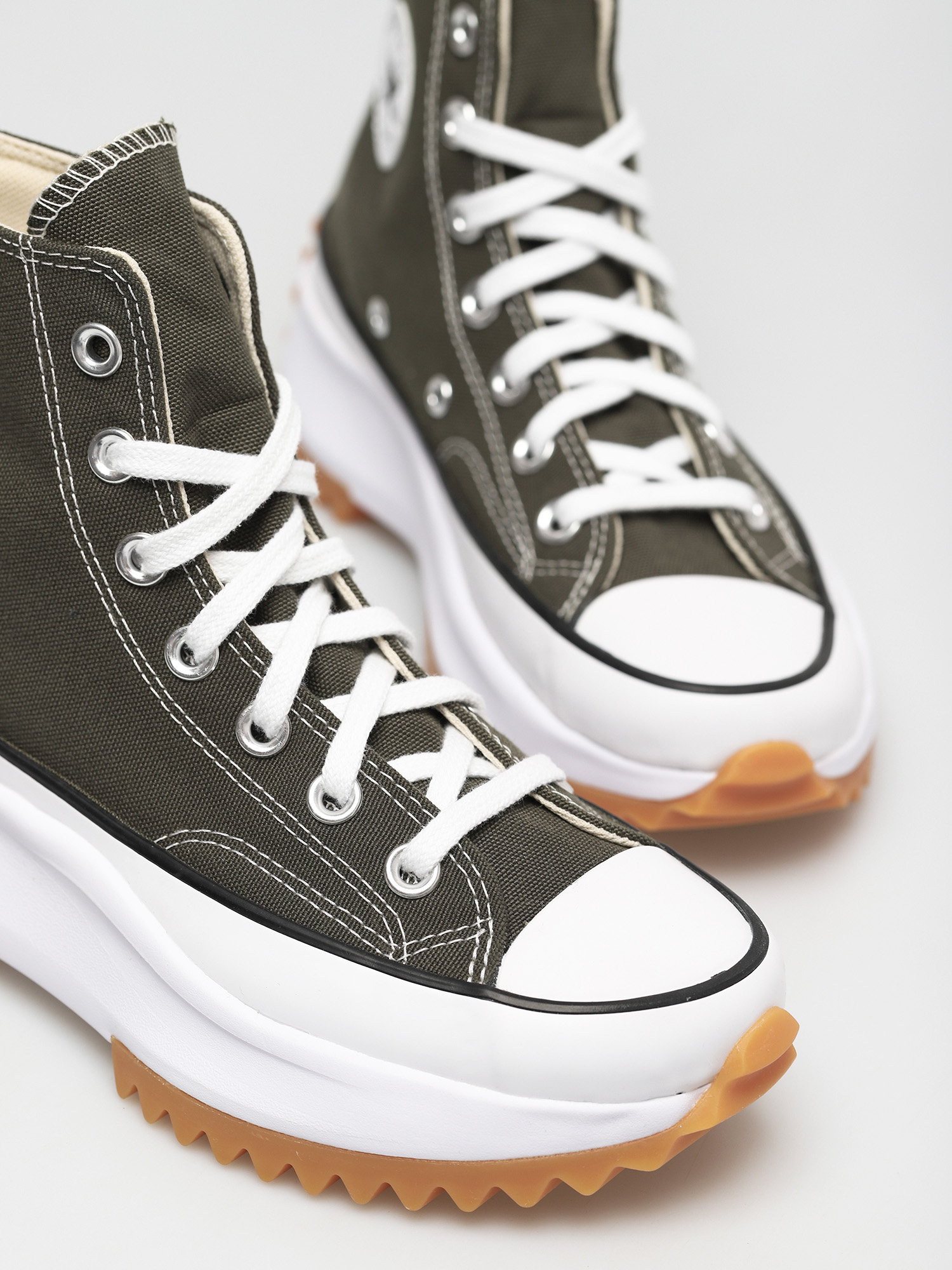 Converse Run Star Hike Shoes (olive/chocolate)