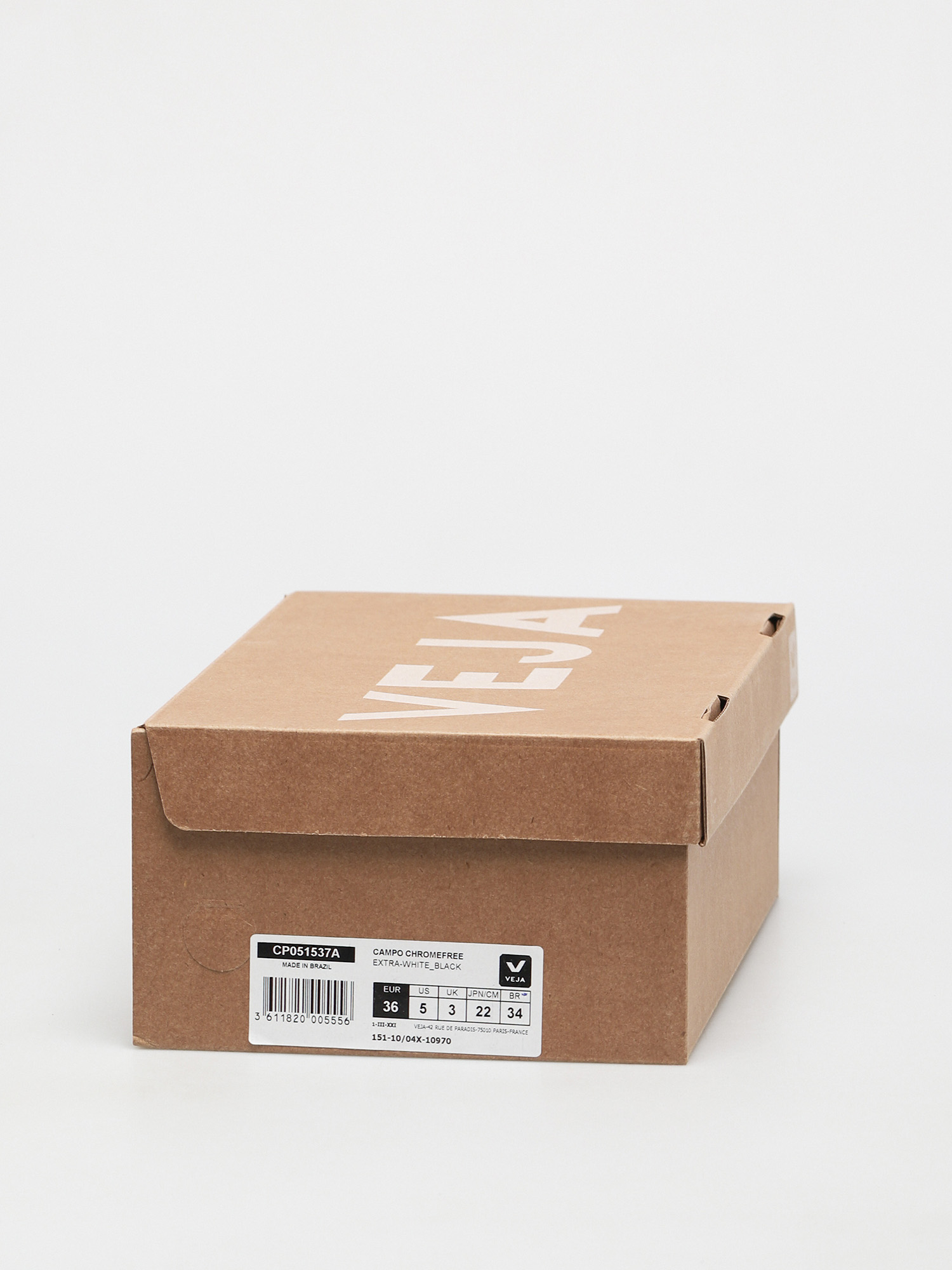Veja Campo Schuhe Wmn (chromefree leather white black)