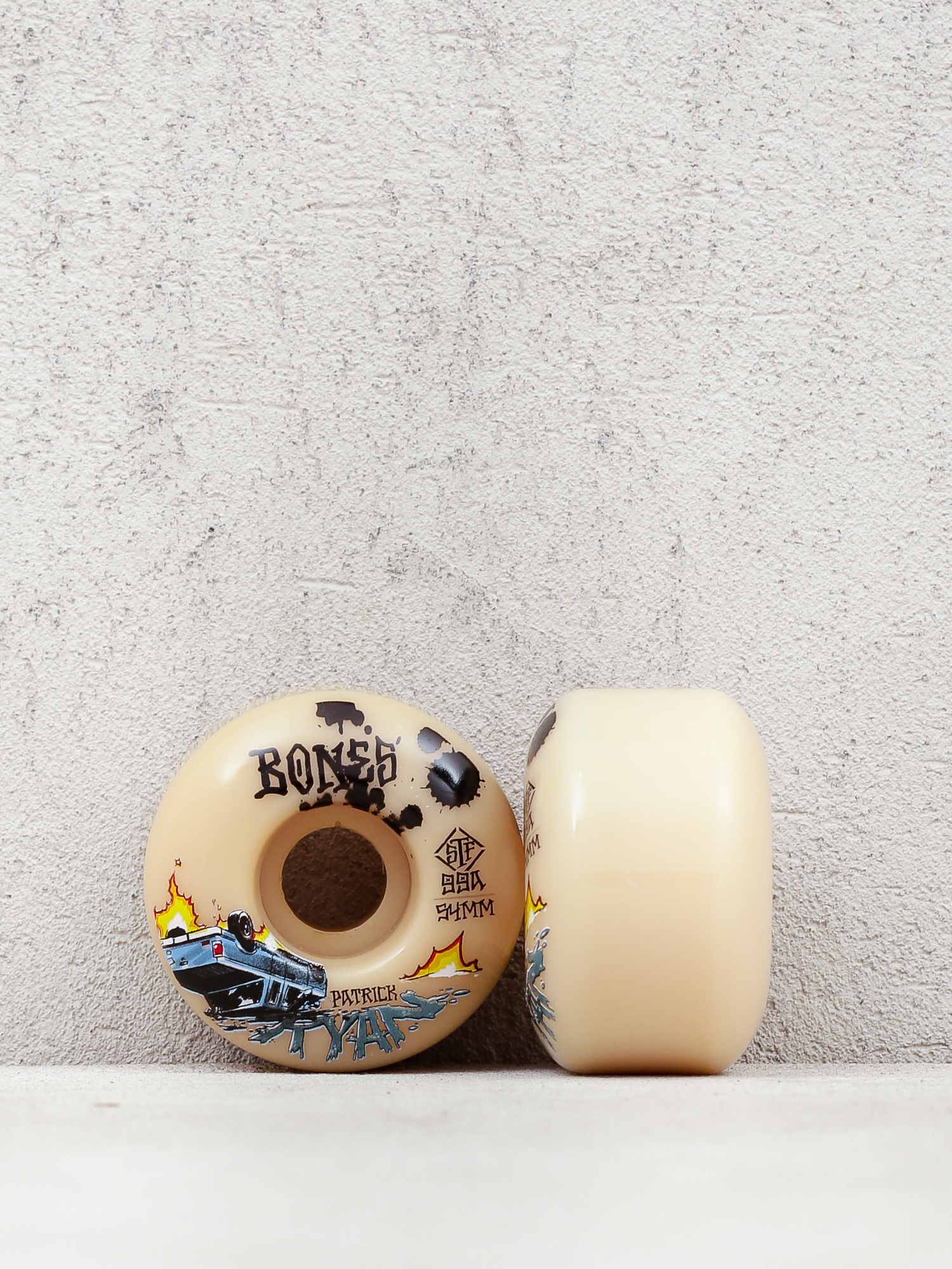 Bones Ryan Crash And Burn STF V4 Wide 99A Wheels (natural)