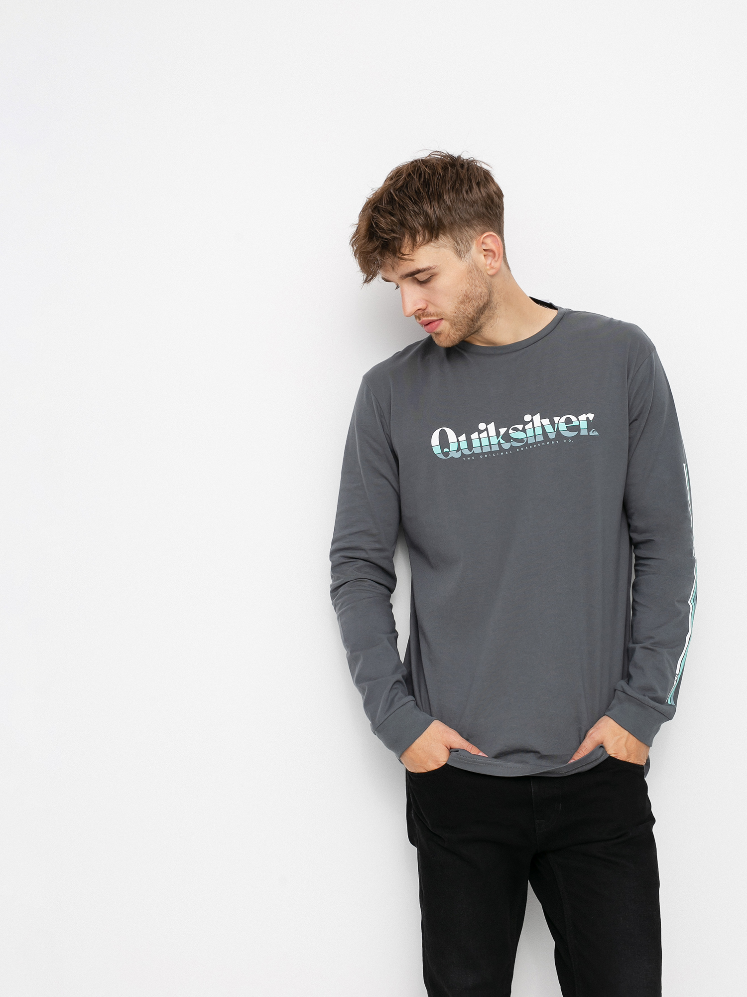 Quiksilver Primary Colours Longsleeve (iron gate)