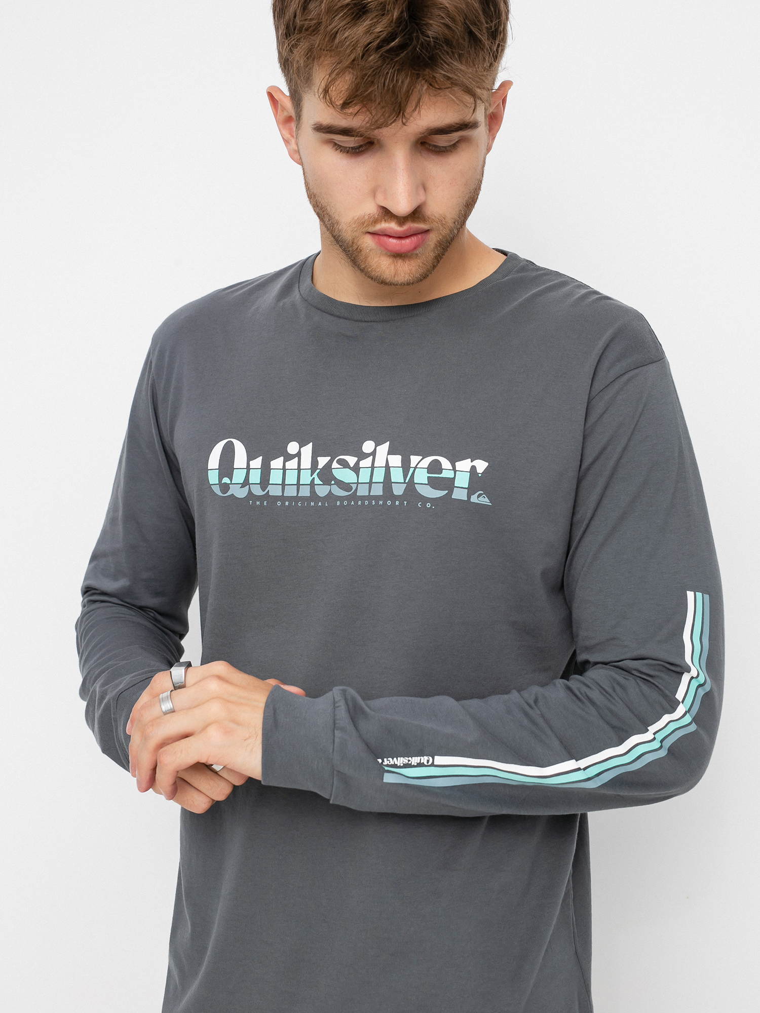 Quiksilver Primary Colours Longsleeve (iron gate)