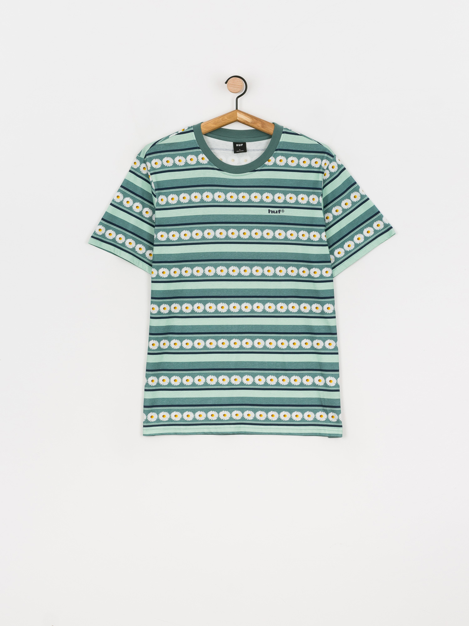 HUF Daisy Stripe T-shirt (sage)