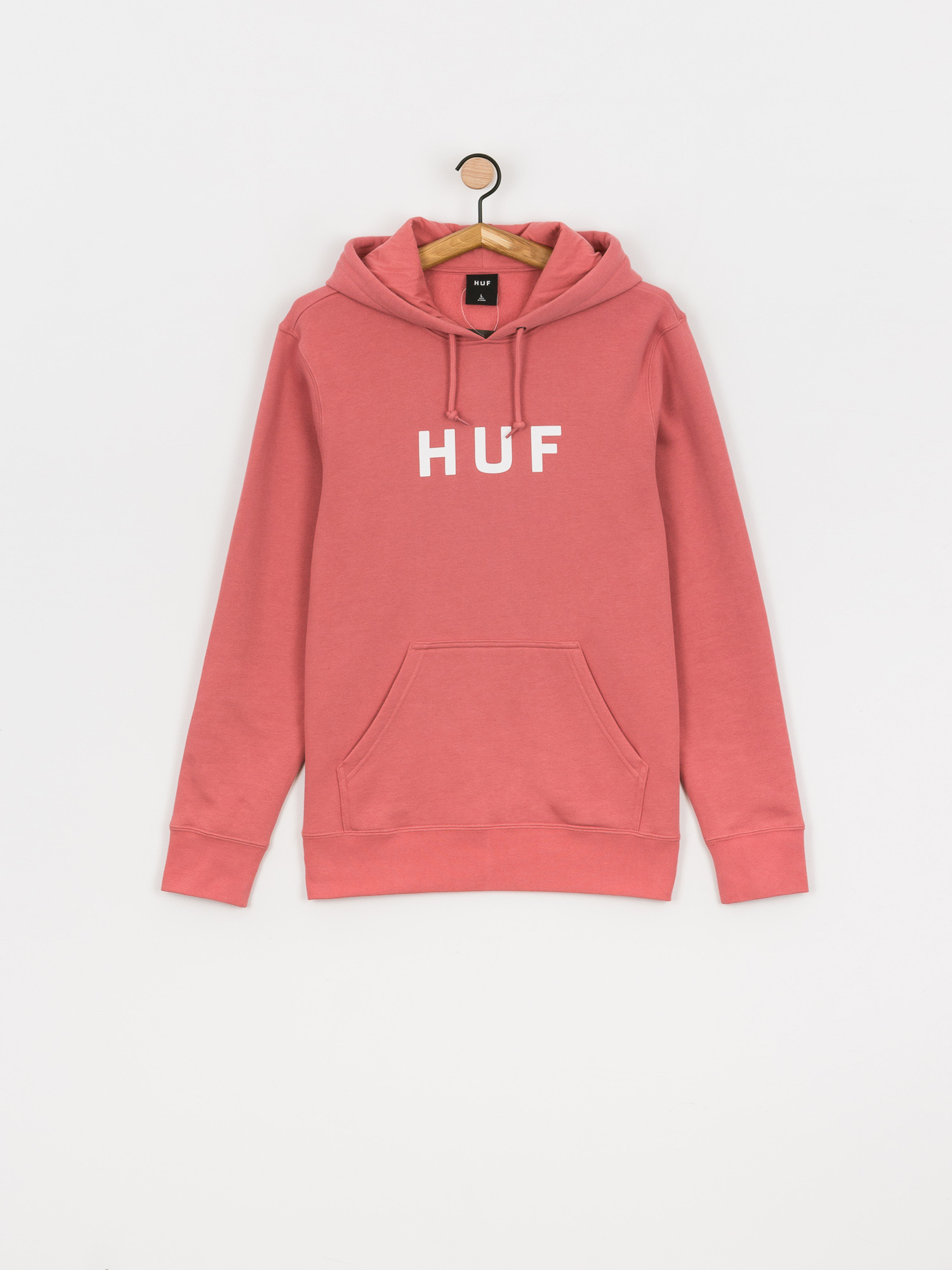 HUF OG Logo HD Hoodie (dusty rose)