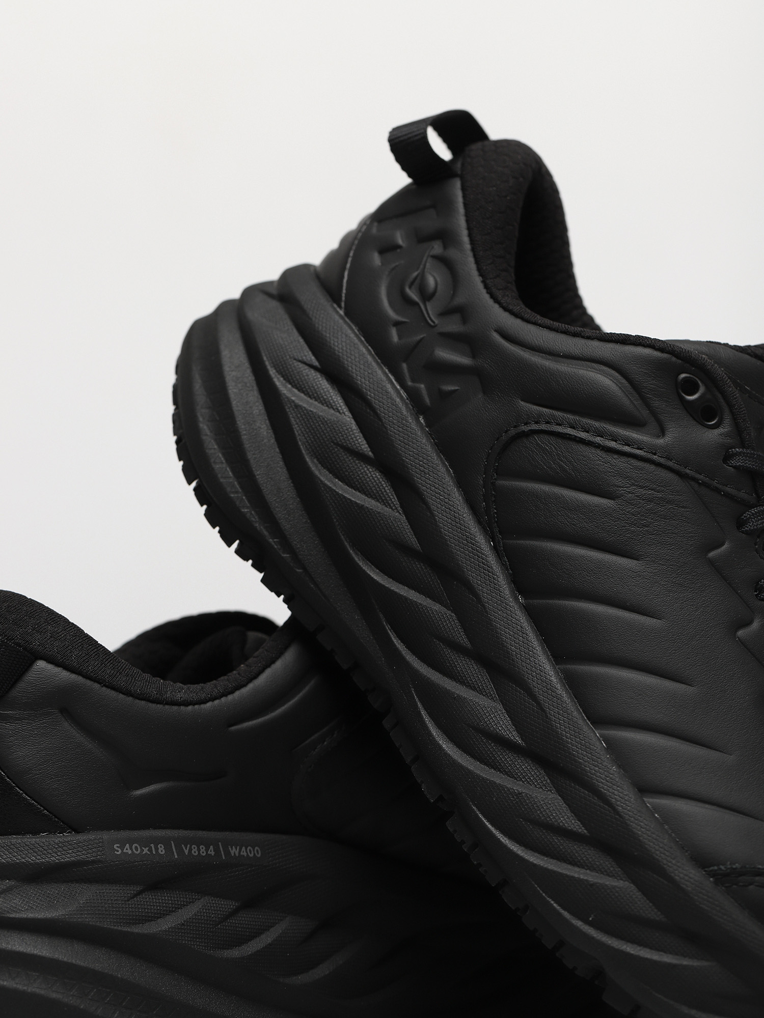 Hoka One One Bondi SR Shoes (black/black)