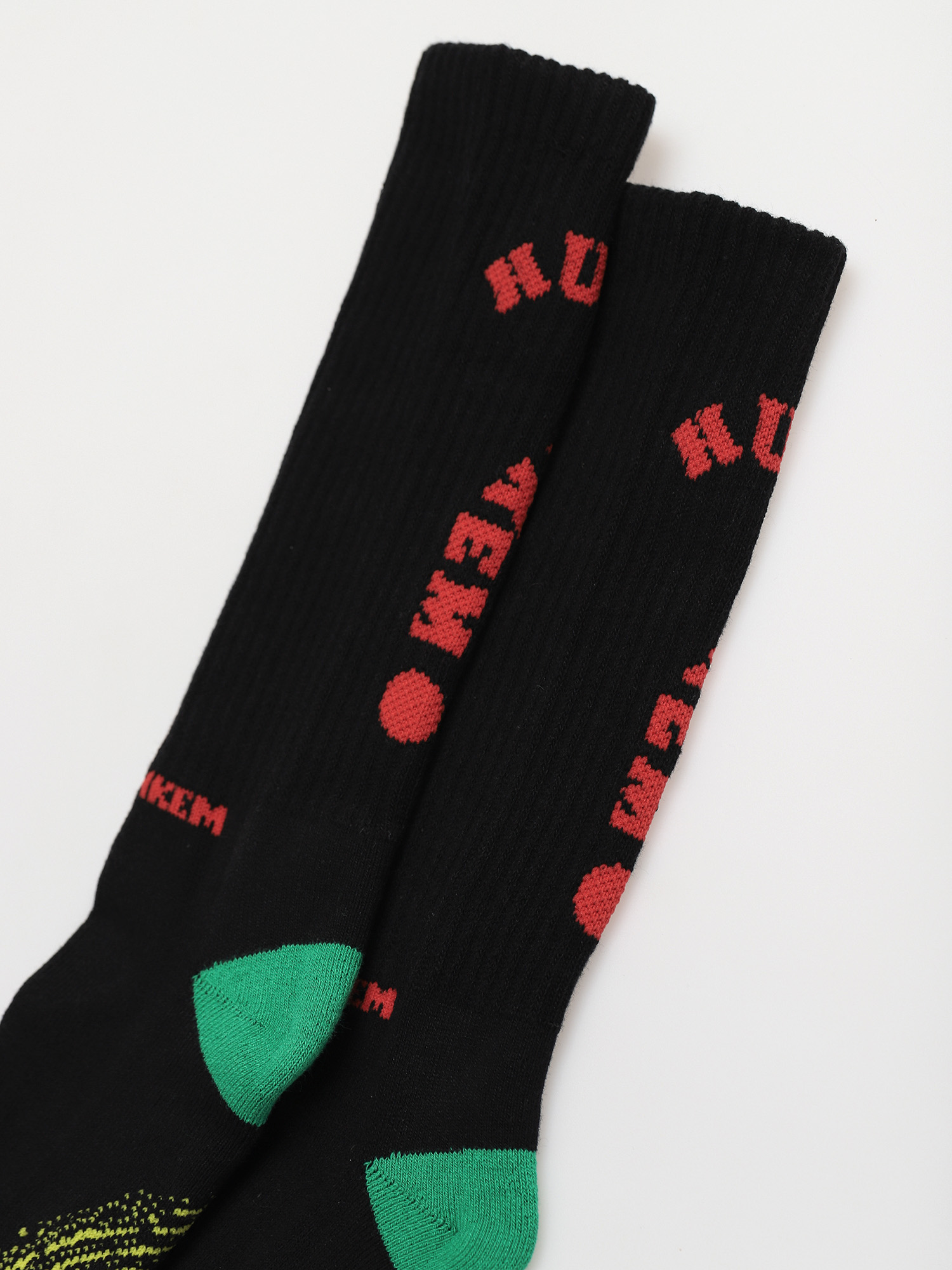 HUF x JENKEM The Portal Crew Socks (black)