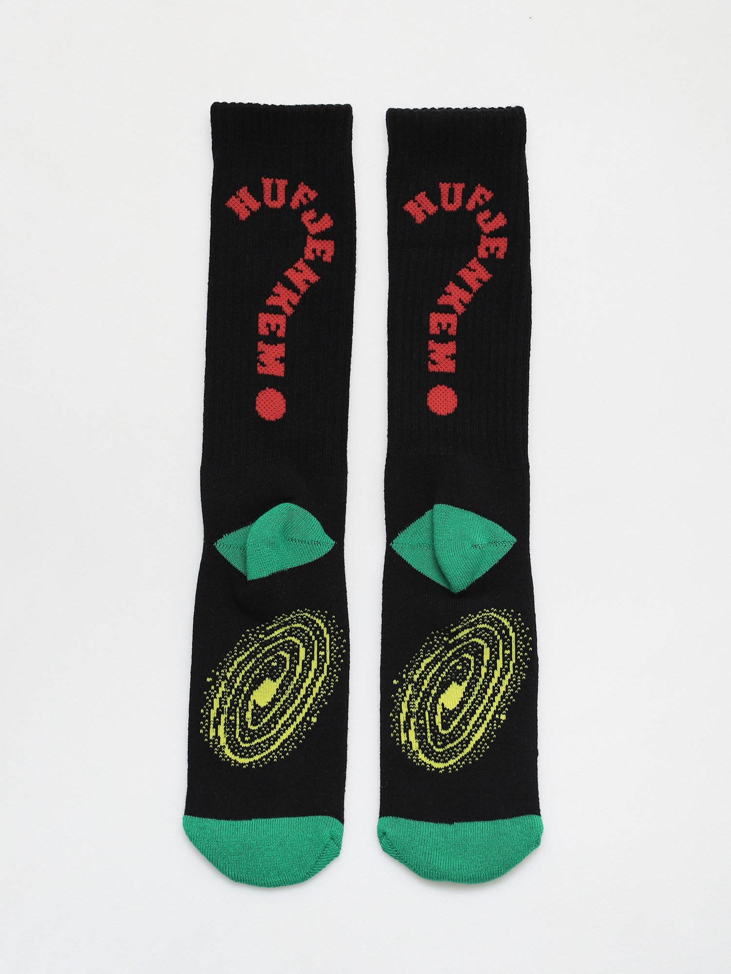 HUF x JENKEM The Portal Crew Socks (black)
