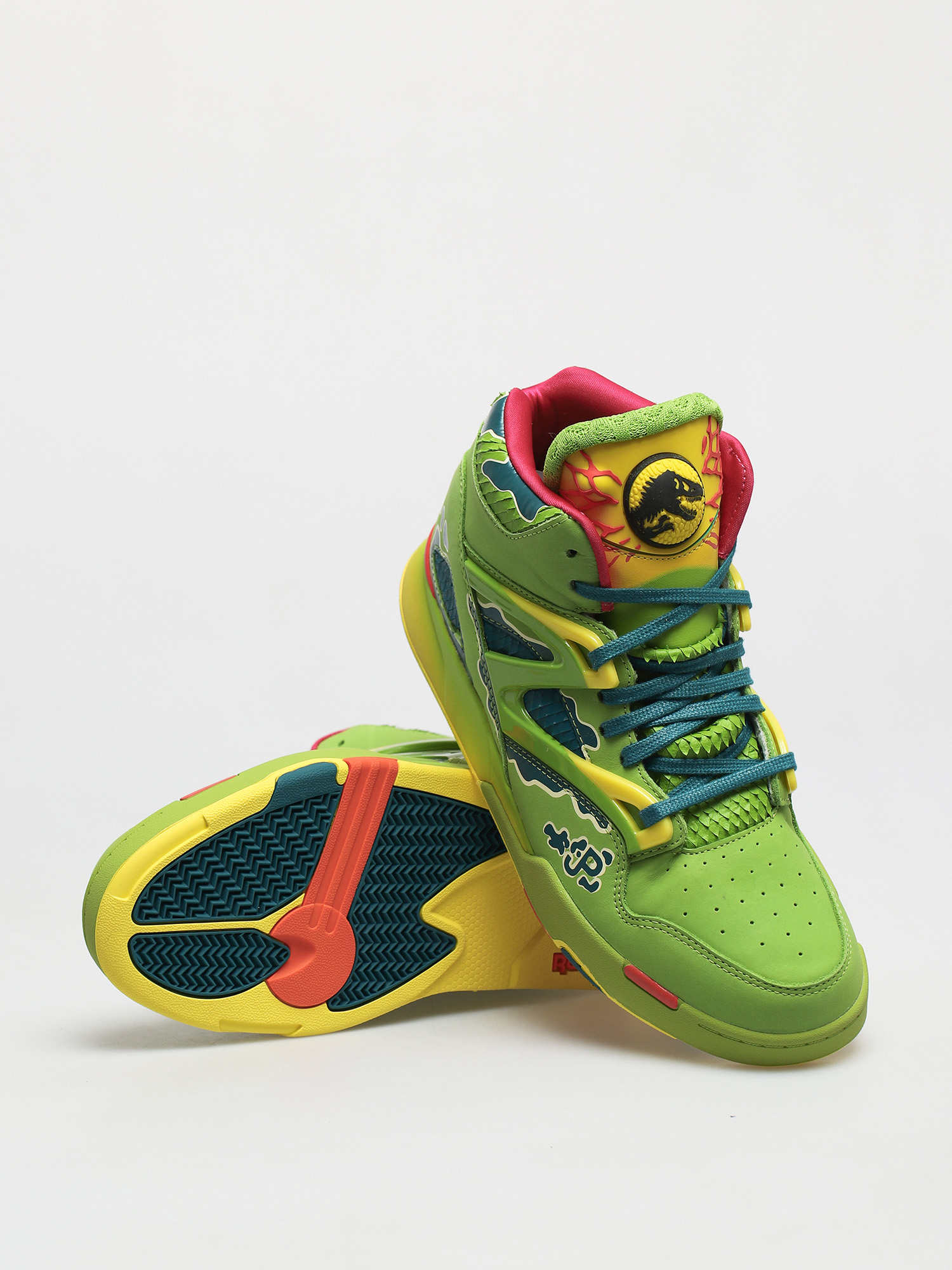 Reebok X Jurassic Park Pump Omni Zone II Shoes (ultim/hertea/stiyel)
