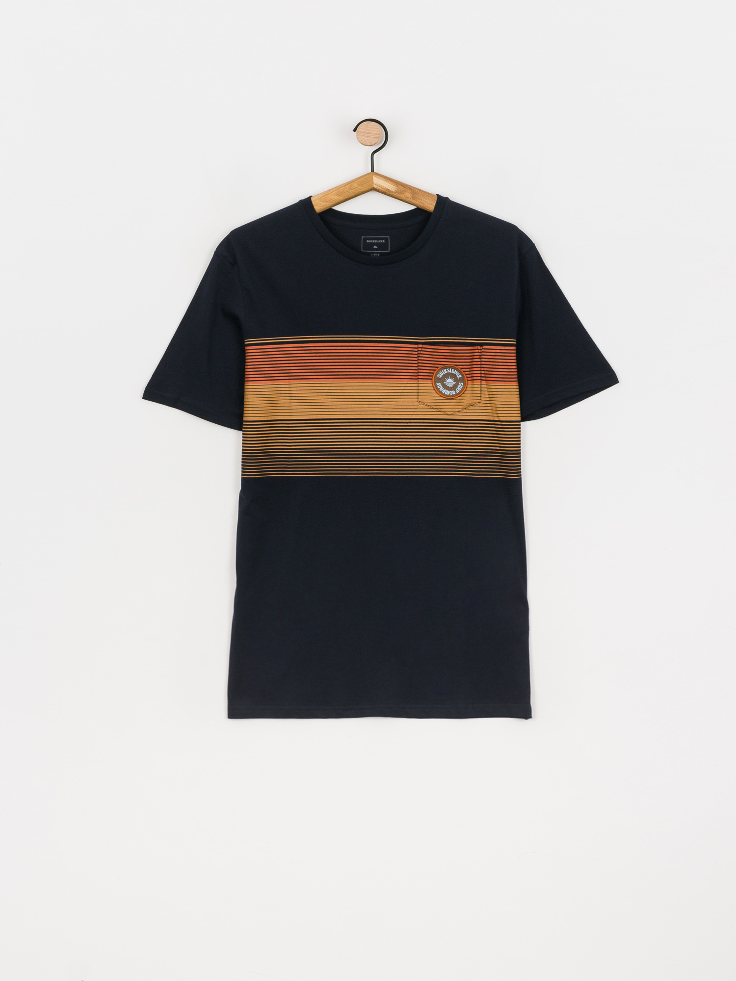 Quiksilver New Stripes T-shirt (navy blazer)