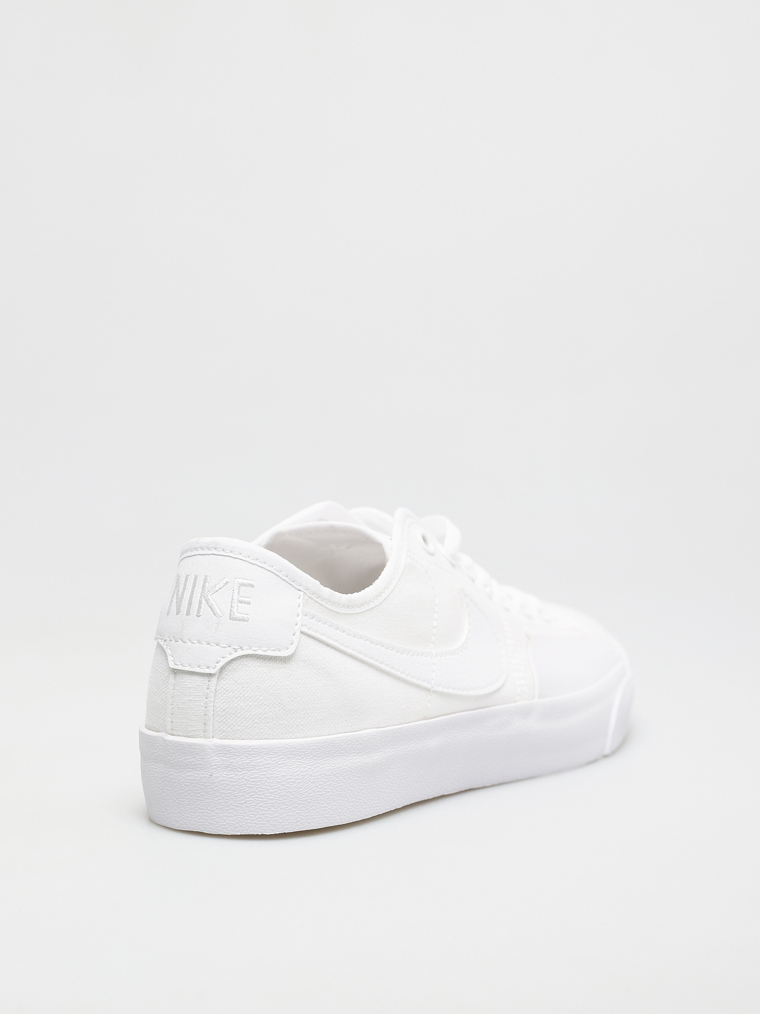 nike blazer trainers in all white