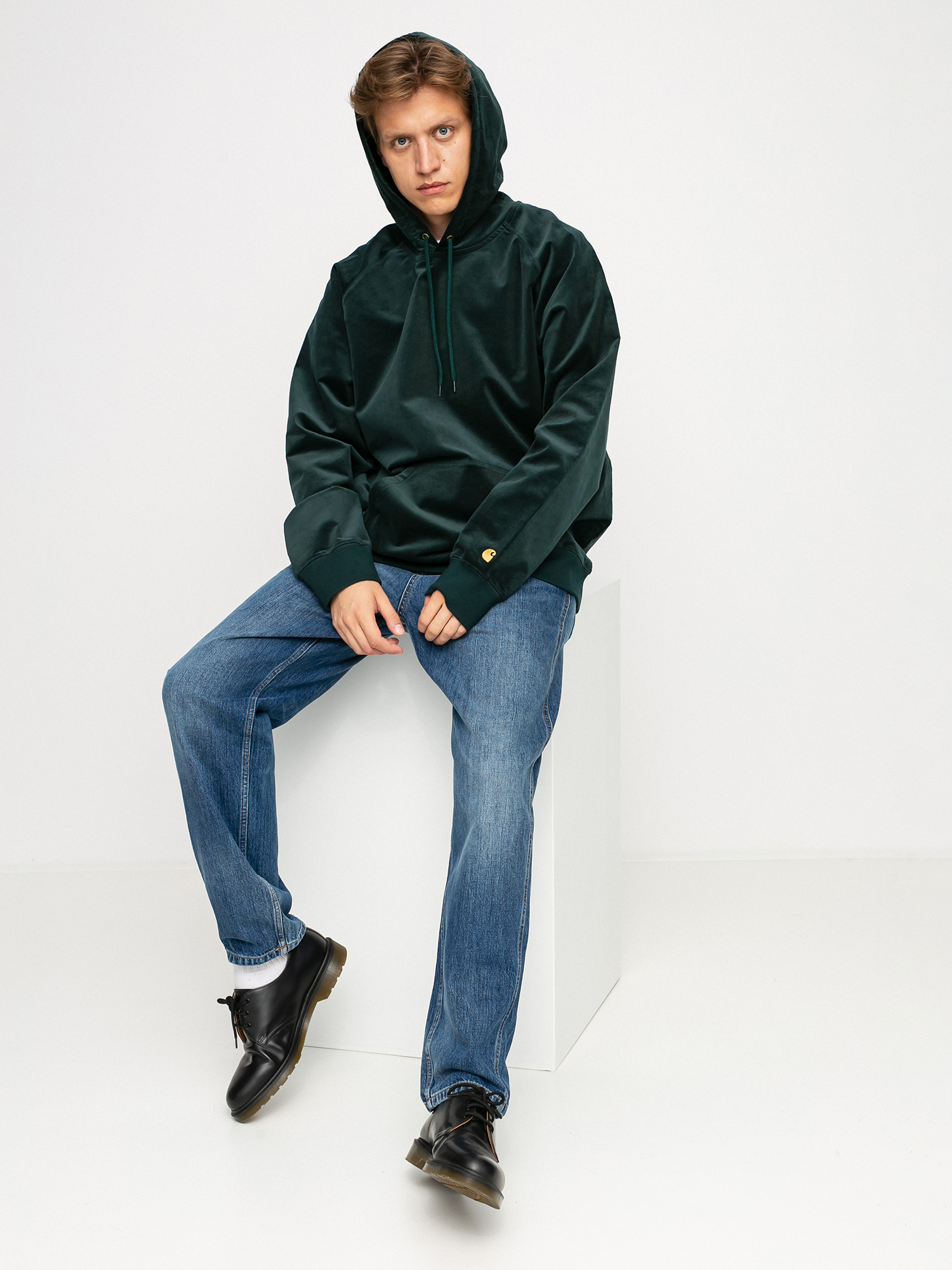 Carhartt WIP Cord HD Hoodie (frasier/gold)