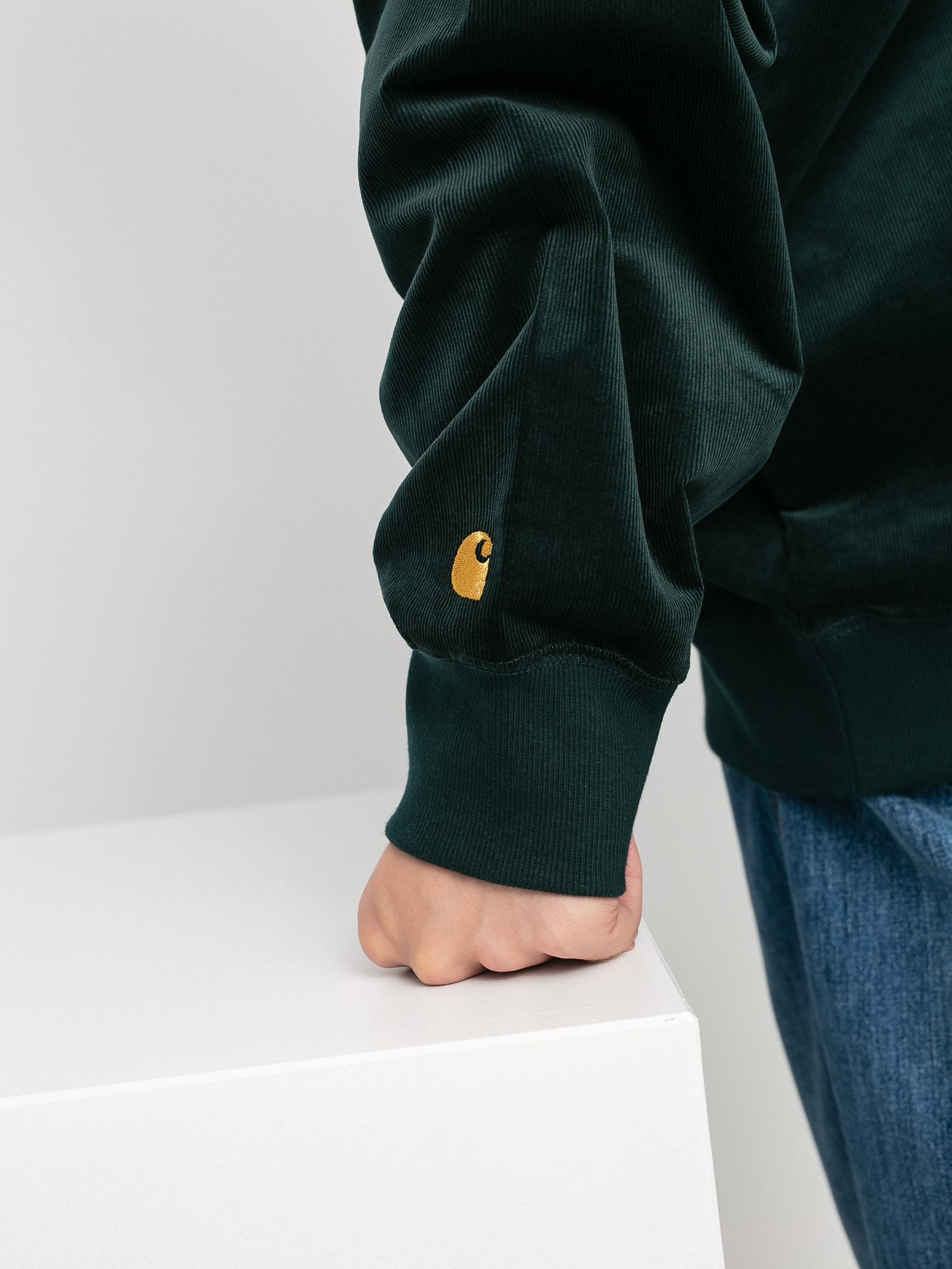 Carhartt WIP Cord HD Hoodie (frasier/gold)