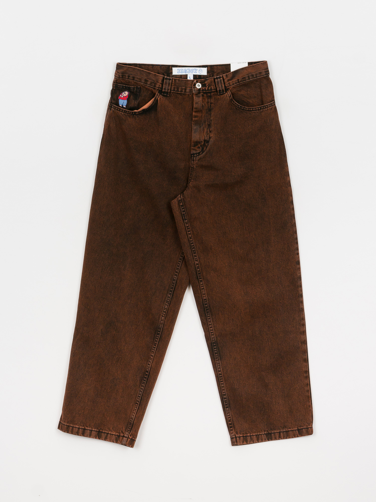 Polar Skate Big Boy Jeans Pants (orange black)