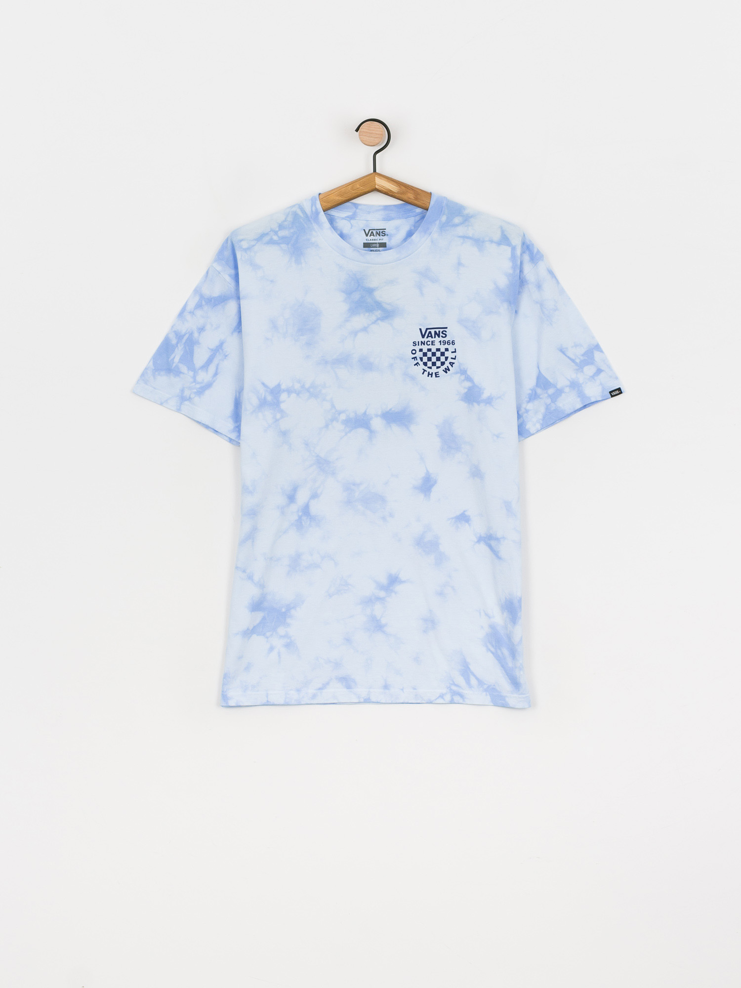 Vans Checker Logo Tie Dye T-shirt (nautical blue)