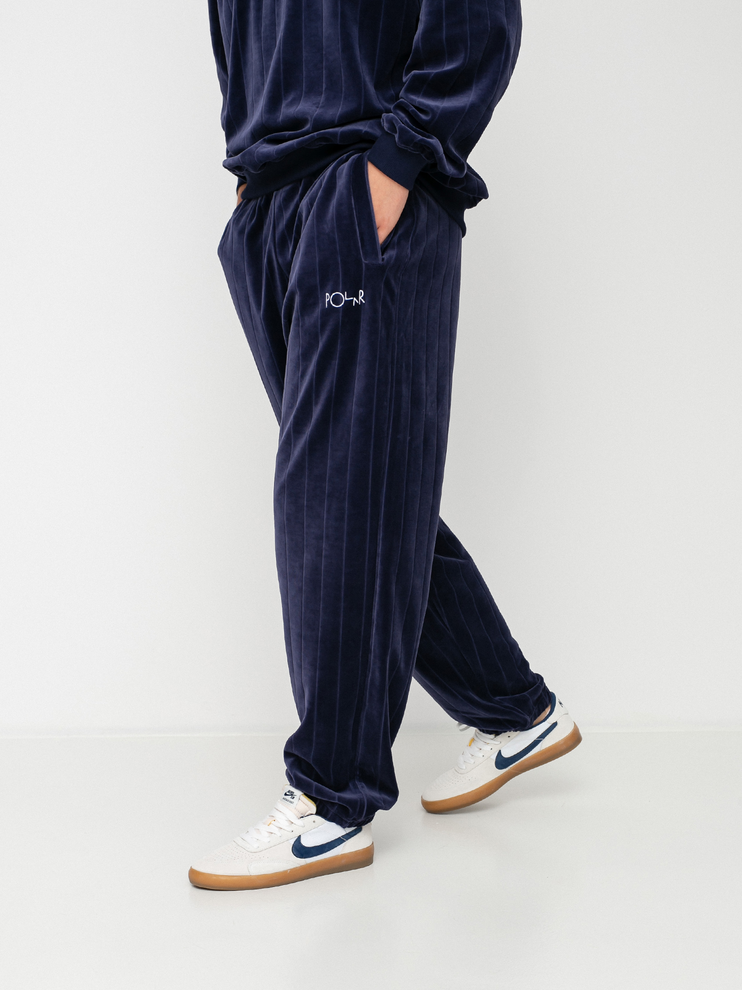 Polar Skate Velour Pants (rich navy)