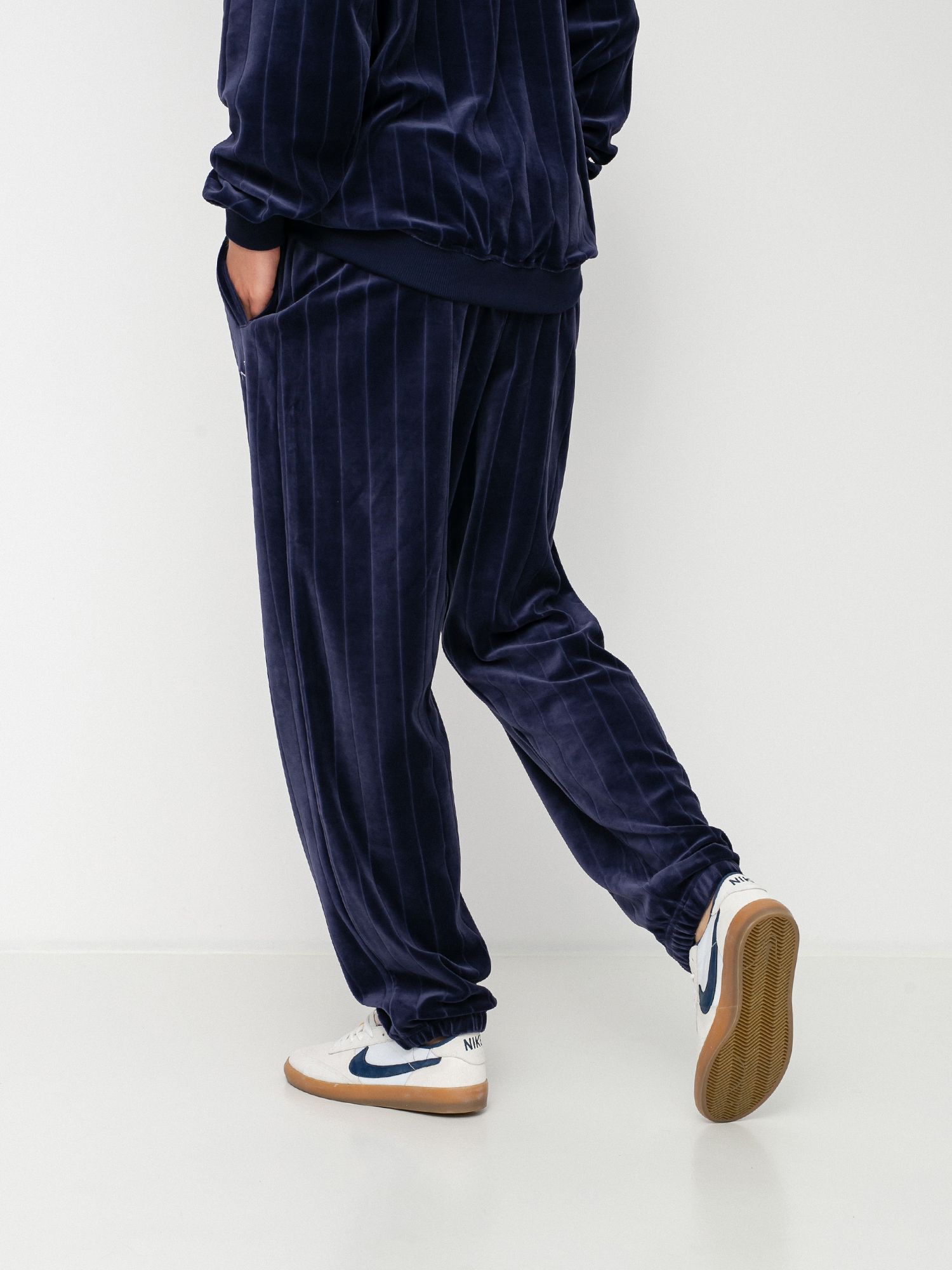 Polar Skate Velour Pants (rich navy)