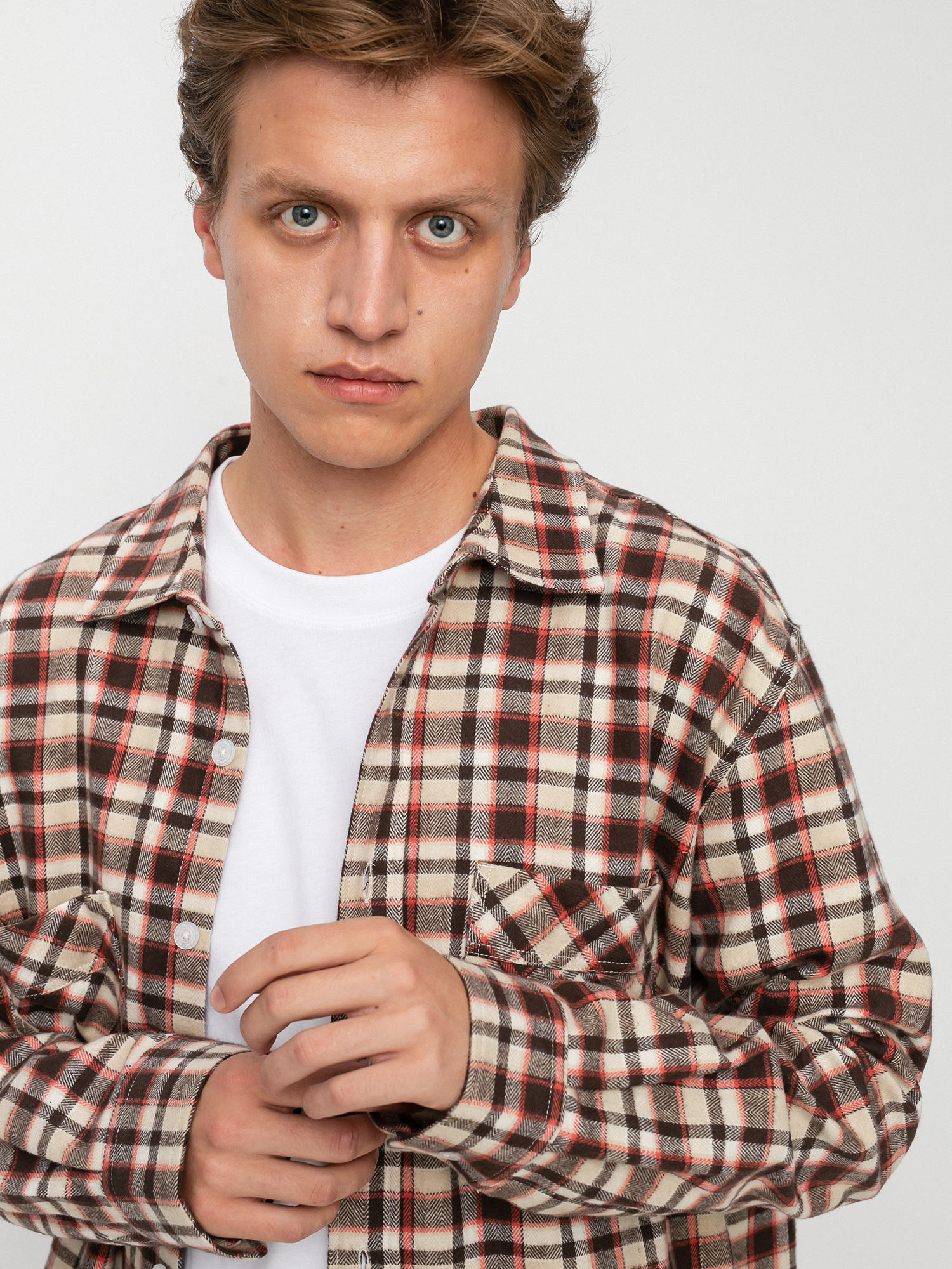 Polar Skate Flannel Shirt (brown)