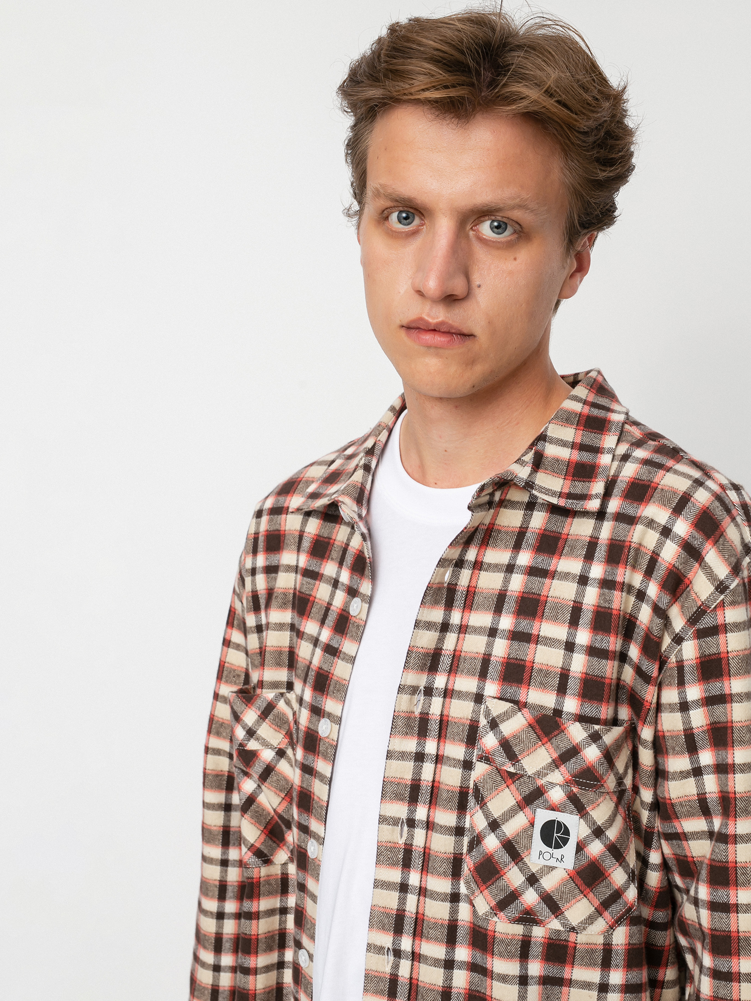 Polar Skate Flannel Shirt (brown)