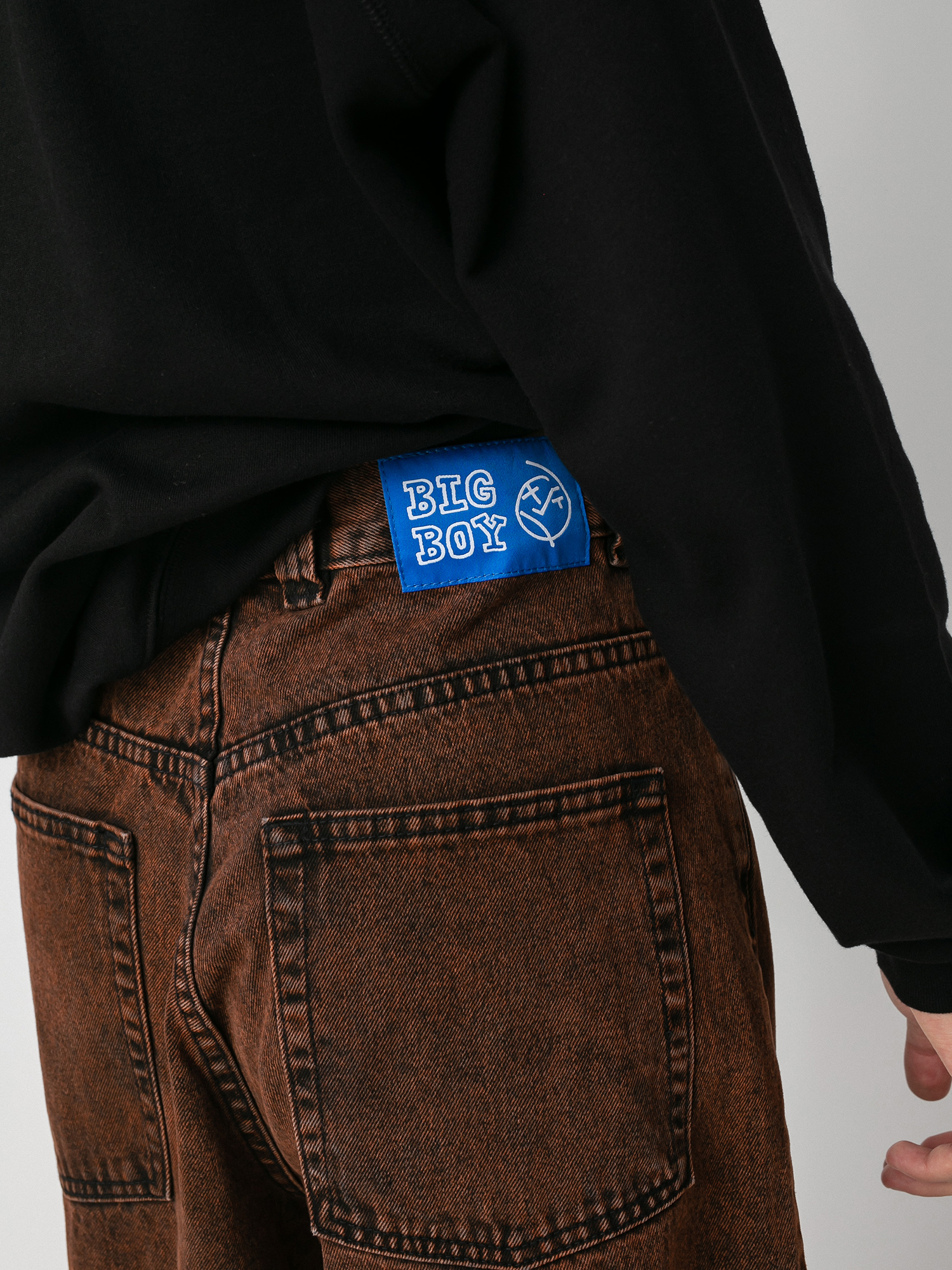 Polar Skate Big Boy Jeans Pants (orange black)