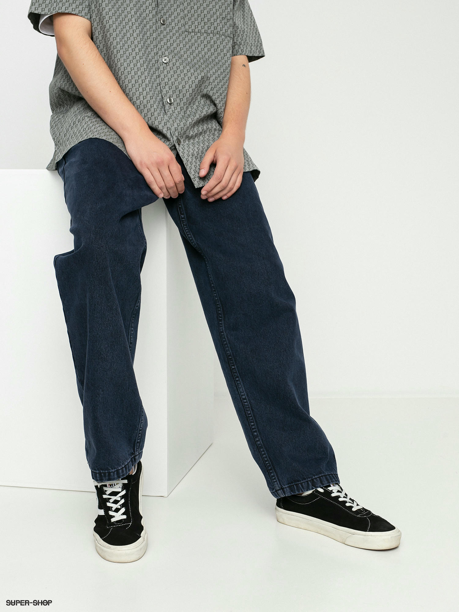 Polar Skate 93 Denim Pants (blue black)