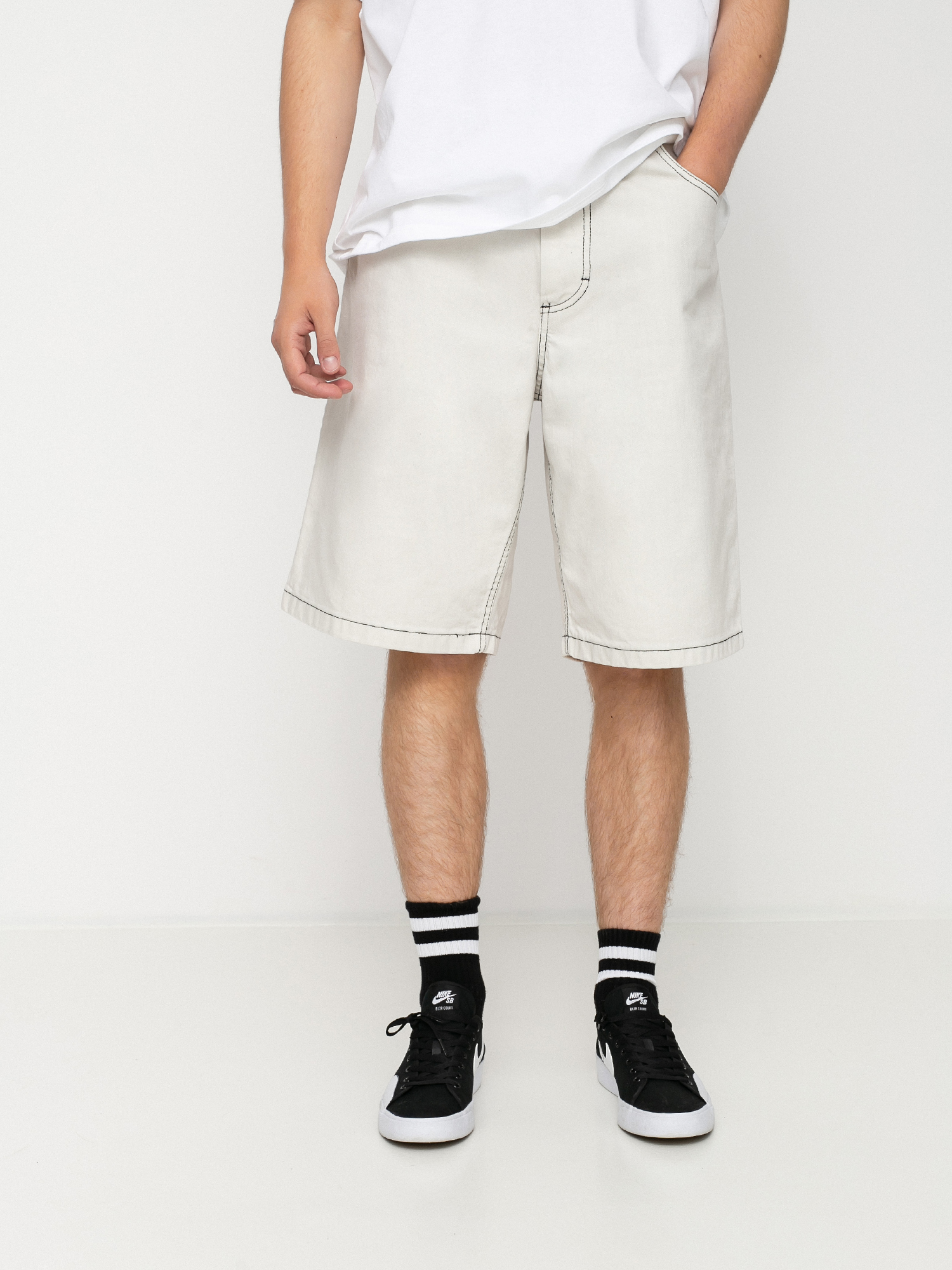 Polar Skate Big Boy Shorts (washed white)