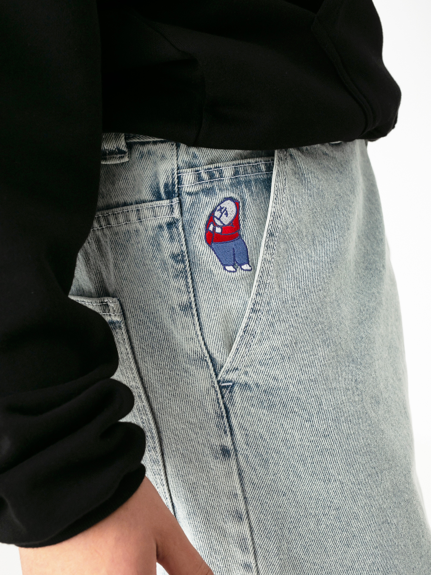 Polar Skate Big Boy Work Shorts (light blue)